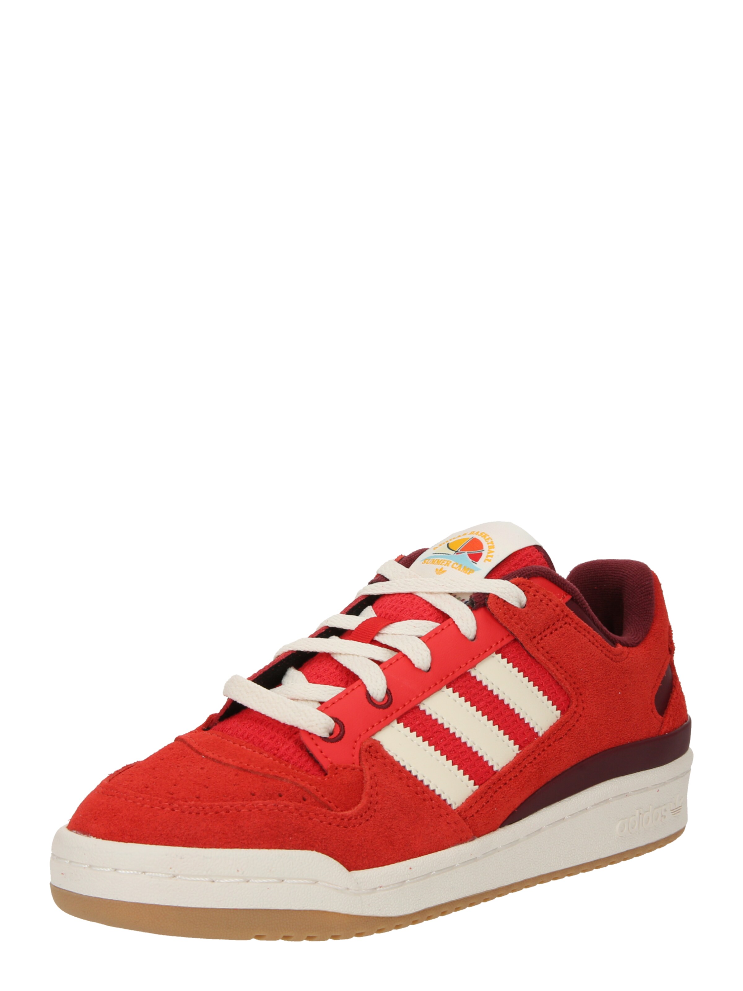 ADIDAS ORIGINALS Niske tenisice 'FORUM'  crvena / prljavo bijela