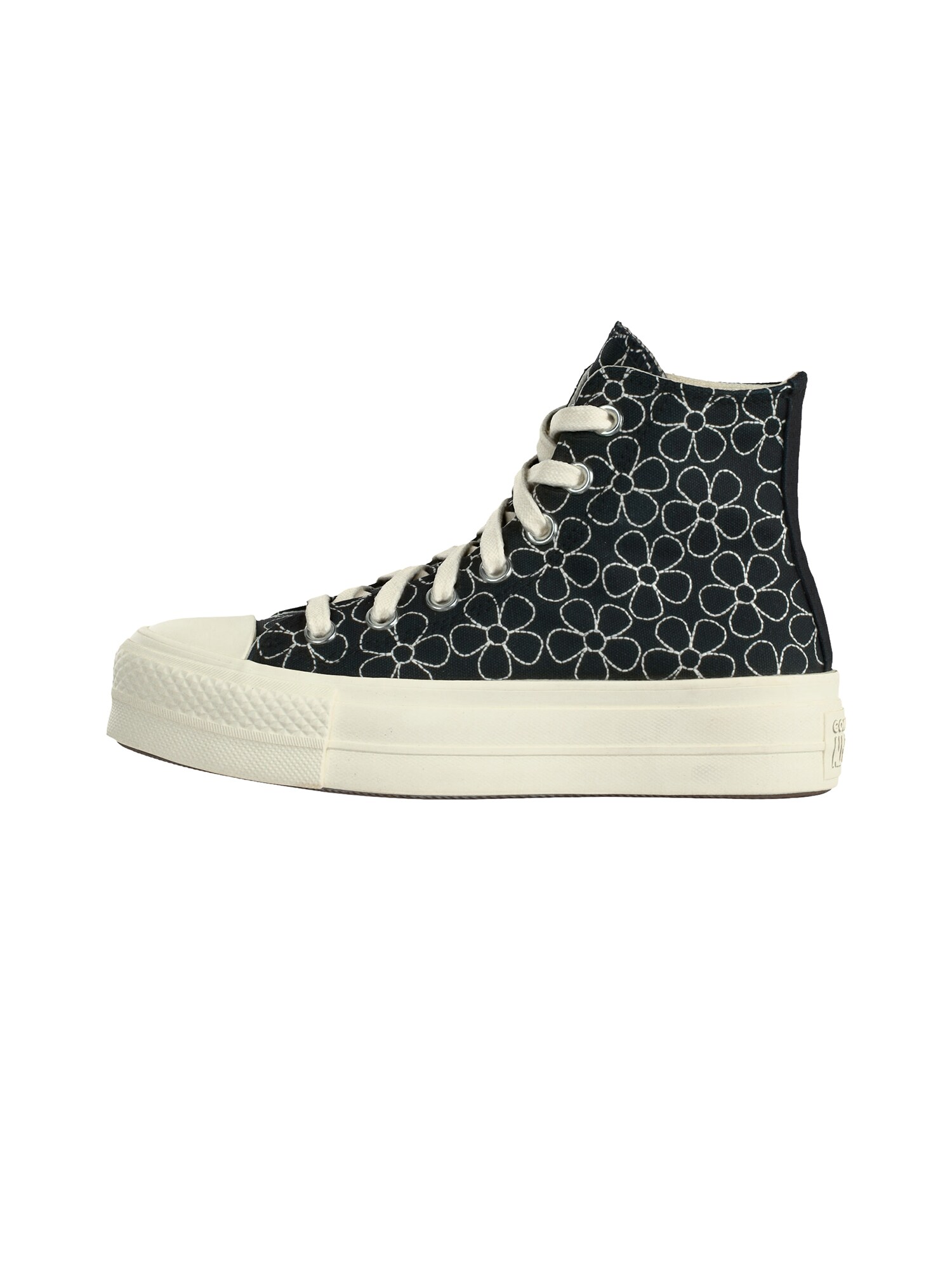CONVERSE Visoke tenisice 'CHUCK TAYLOR ALL STAR LIFT'  crna / bijela