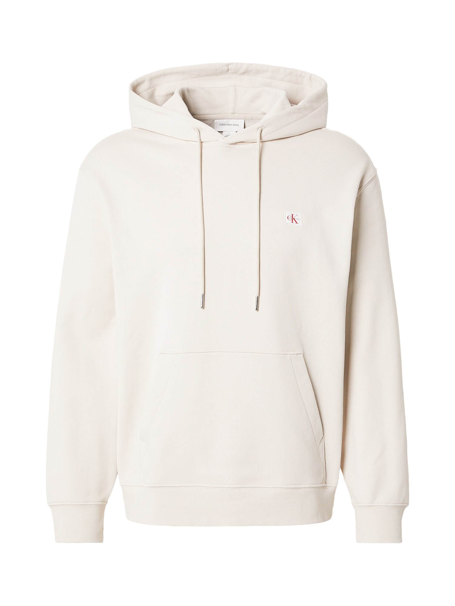 Calvin Klein Jeans Bluză de molton  alb murdar