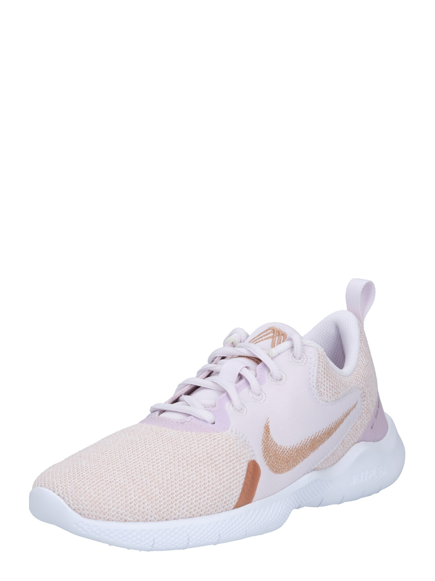 NIKE Bėgimo batai 'Flex Experience Run 10'  bronzinė / gelsvai pilka spalva / pastelinė violetinė