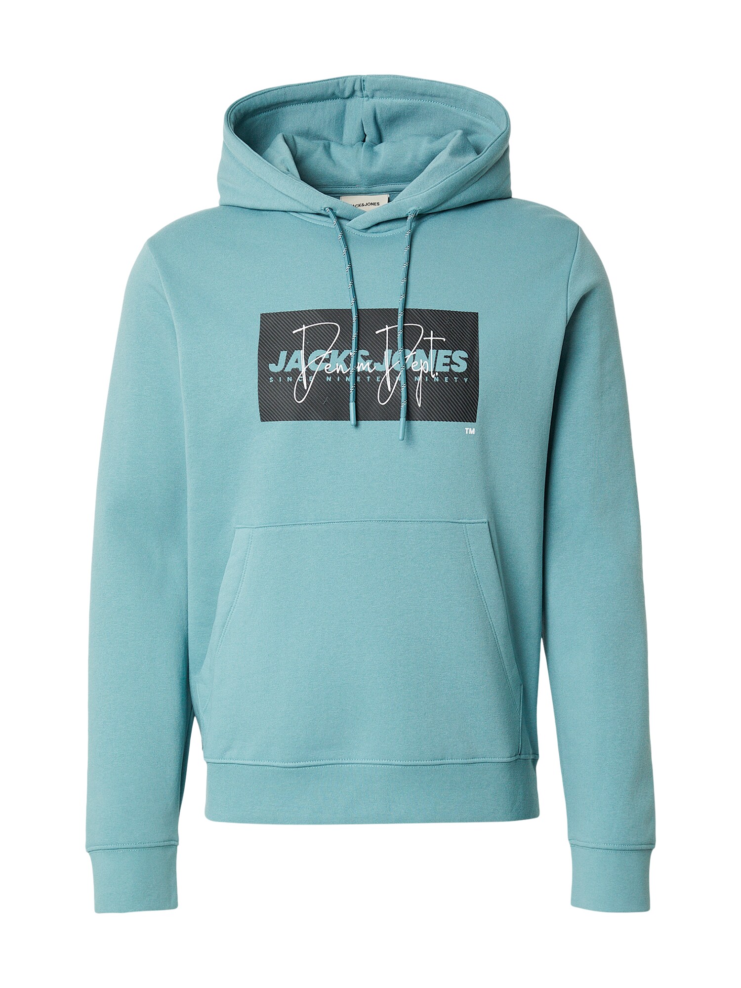 JACK & JONES Bluză de molton JJCOLE  albastru deschis / negru / alb