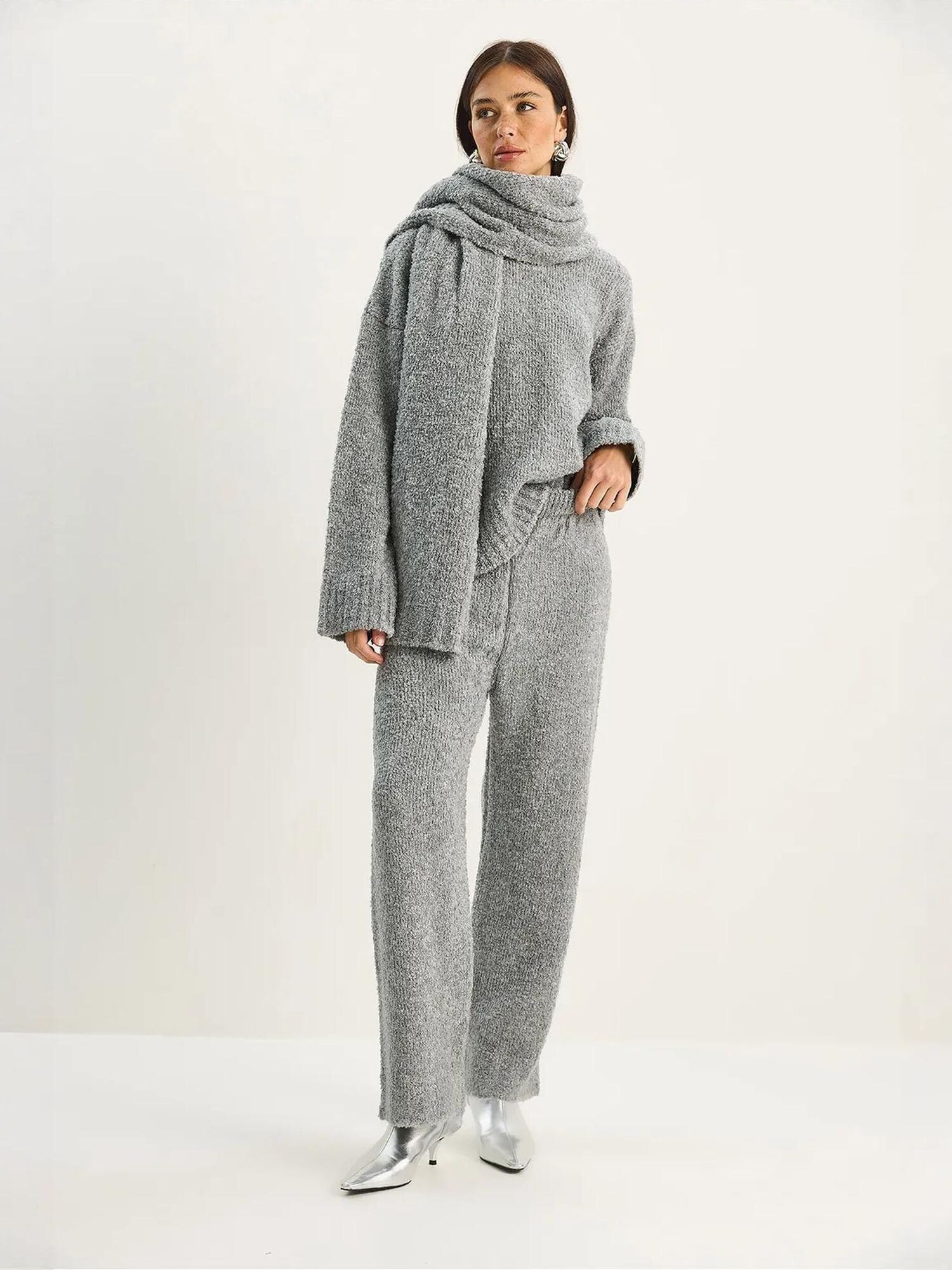 Bianco Lucci Completo pantalone  grigio