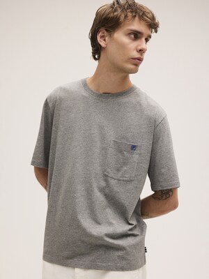 FILA Camiseta 'ZUEL relaxed pocket t-shirt'  gris