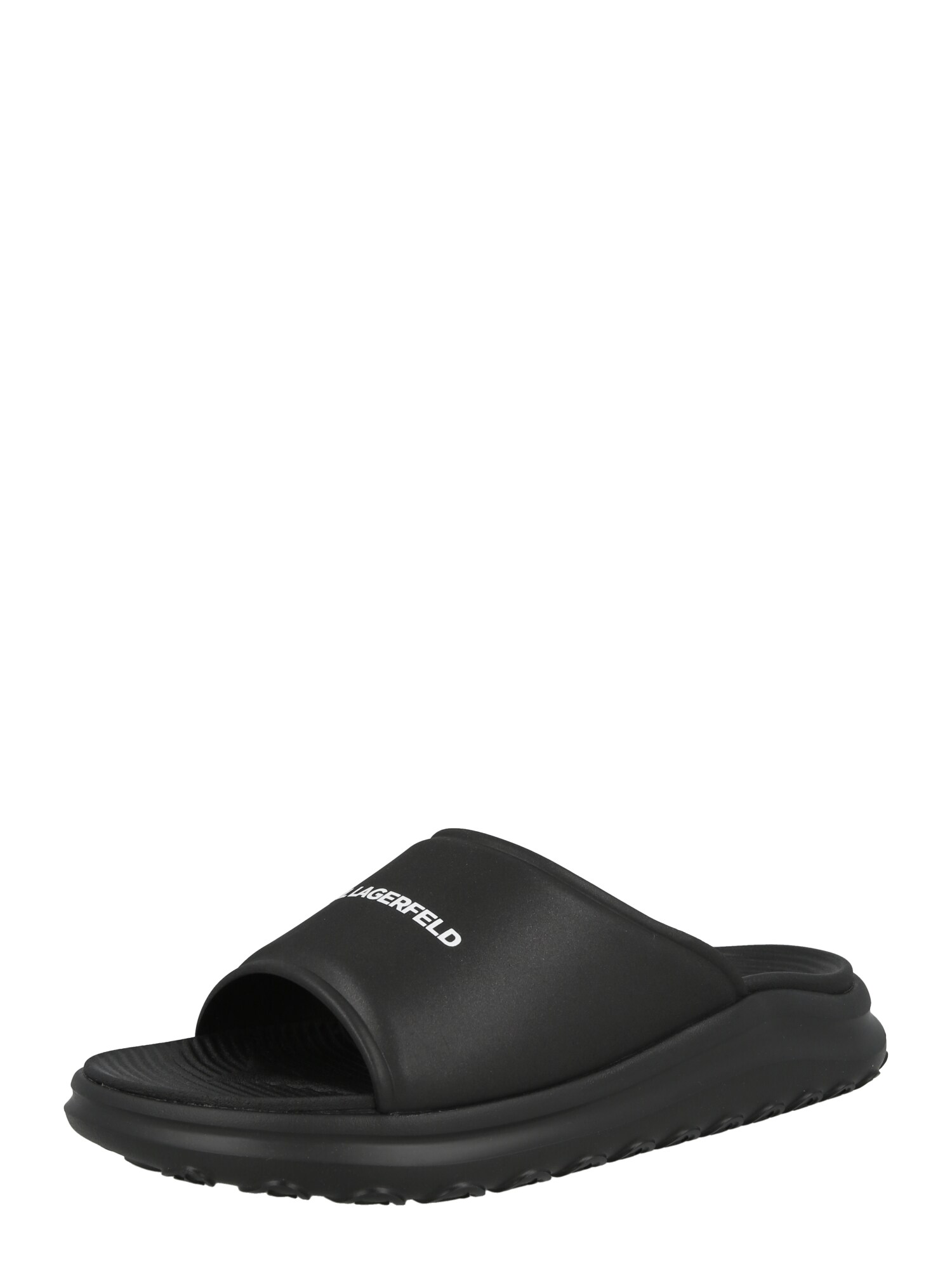 Karl Lagerfeld Saboți  negru / alb