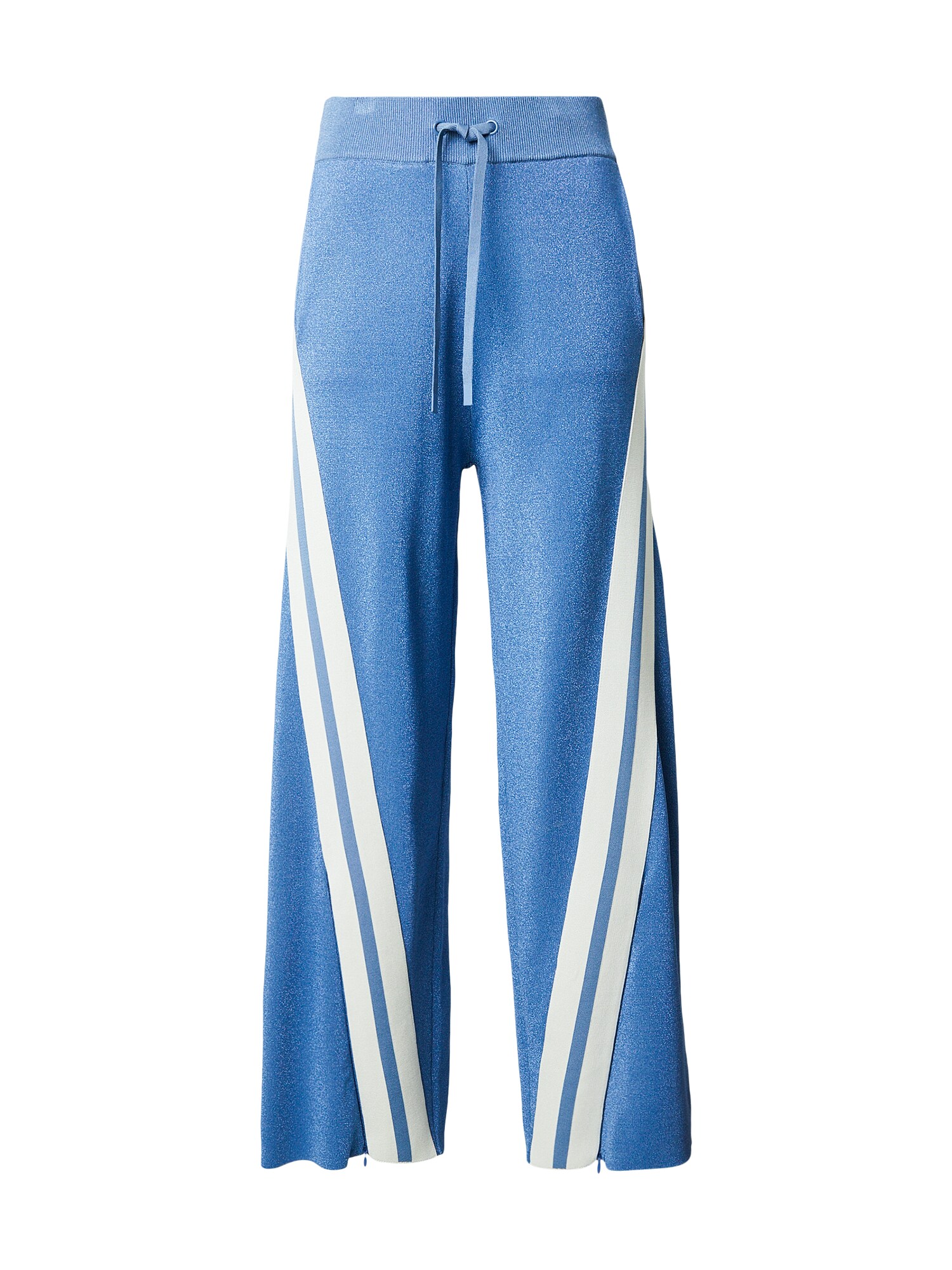 PINKO Pantaloni TORMENTA  albastru deschis / alb