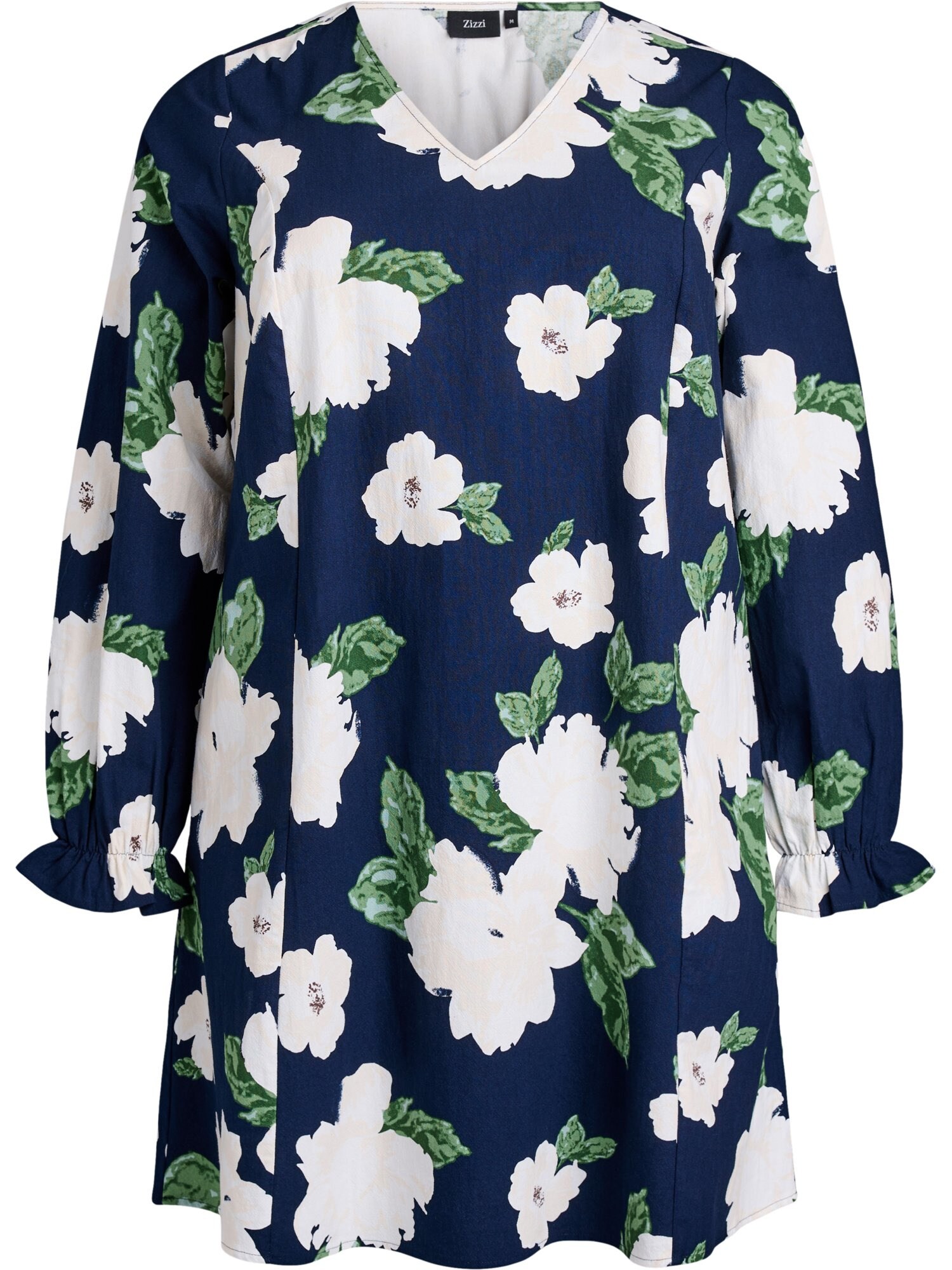 Zizzi Rochie JEASY  bleumarin / verde iarbă / alb lână