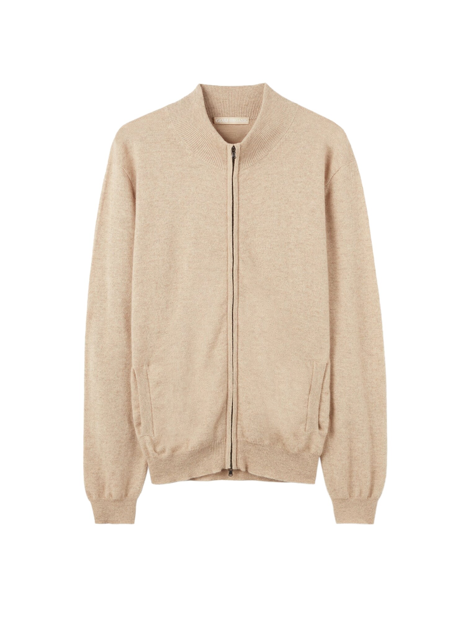 GOBI Cashmere Cárdigan 'Men's Essential Full-Zip Cashmere Cardigan' champán