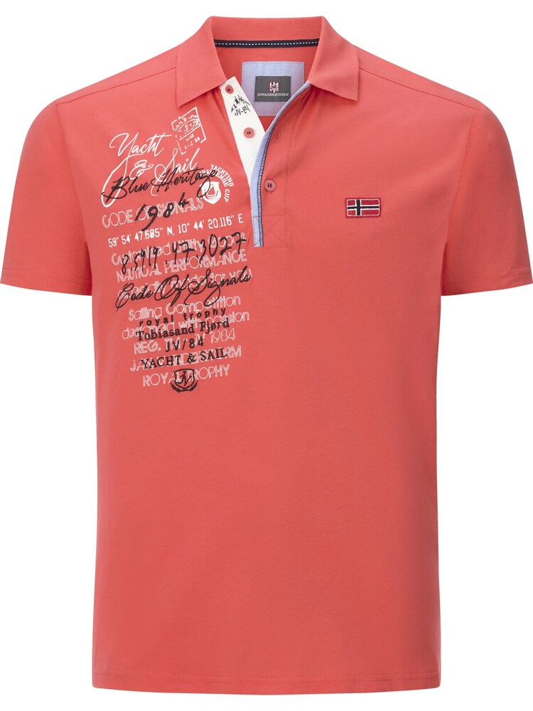 Jan Vanderstorm Poloshirt ' Jano ' Herren Größe 7XL pink