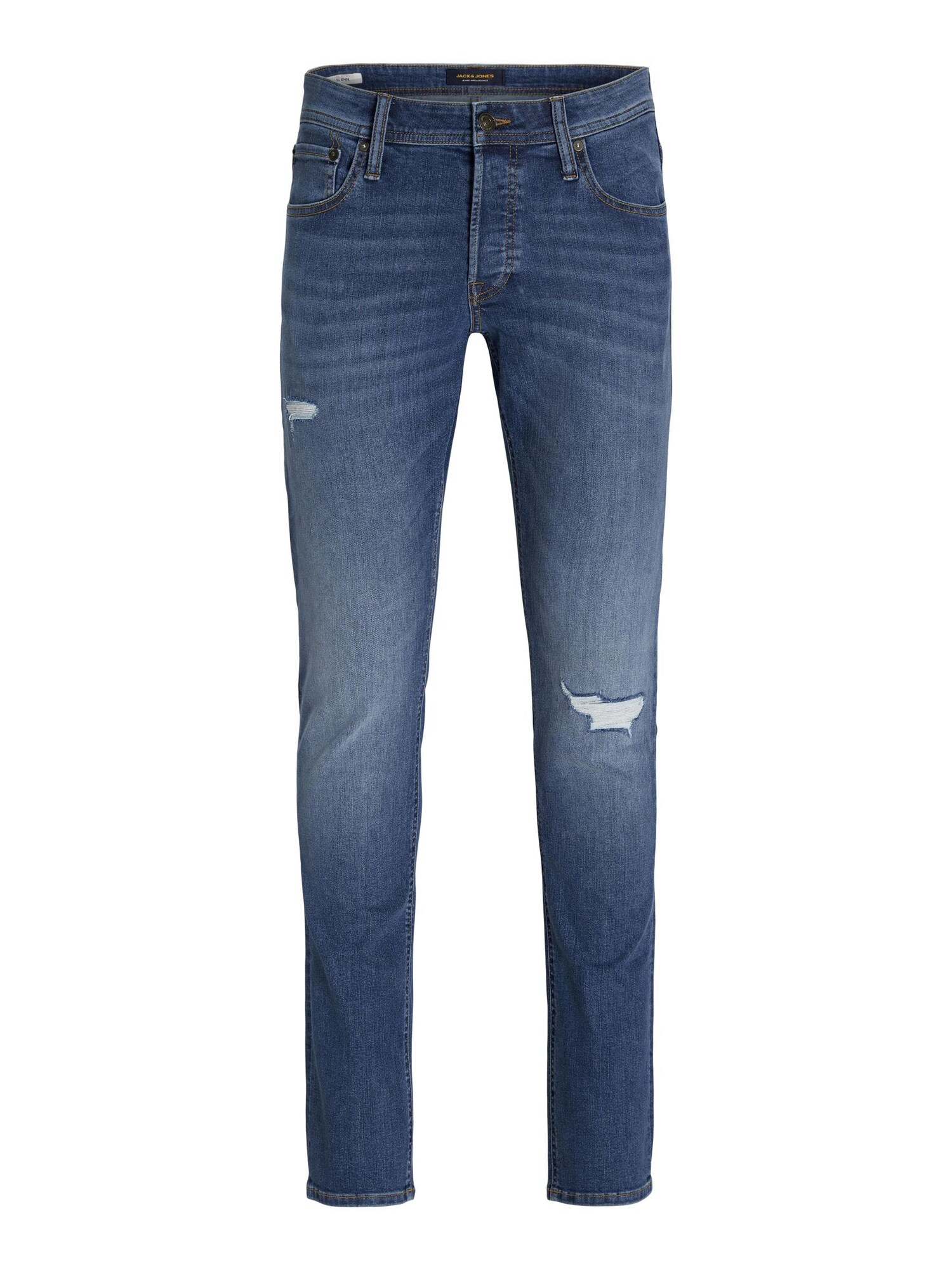 Jack & Jones Plus Džínsy 'JJIGLENN JJORIGINAL'  modrá denim