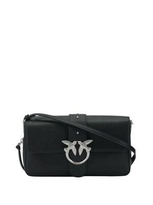 PINKO Bolso de mano 'Love One Slouchy Zip Classic V'  negro