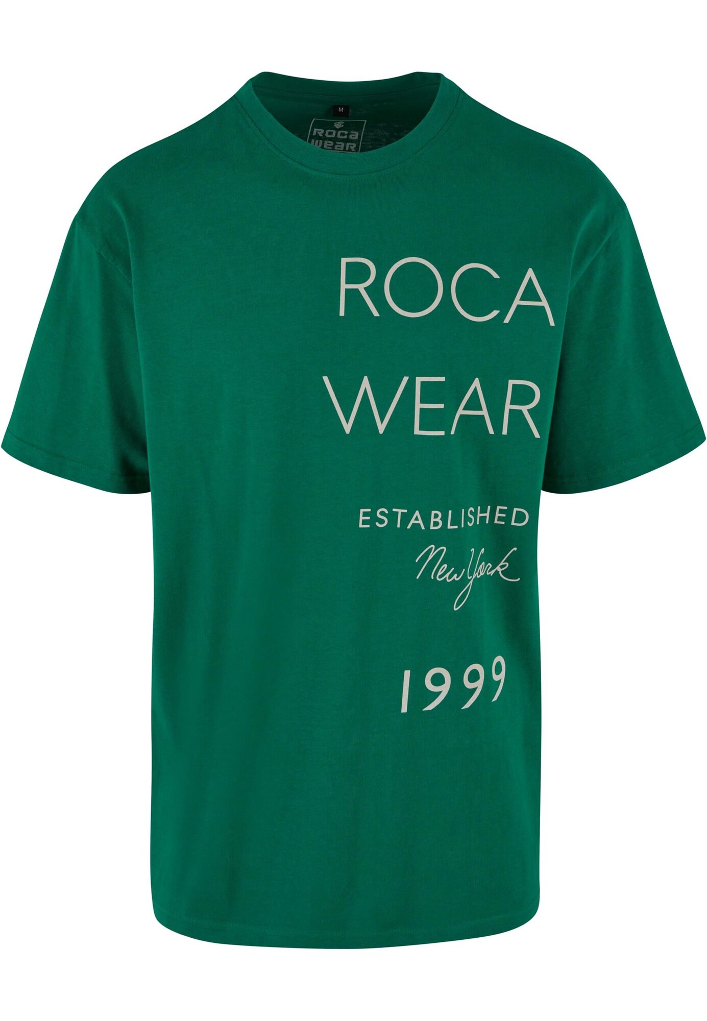 ROCAWEAR Tričko 'ExcuseMe'  zelená / biela