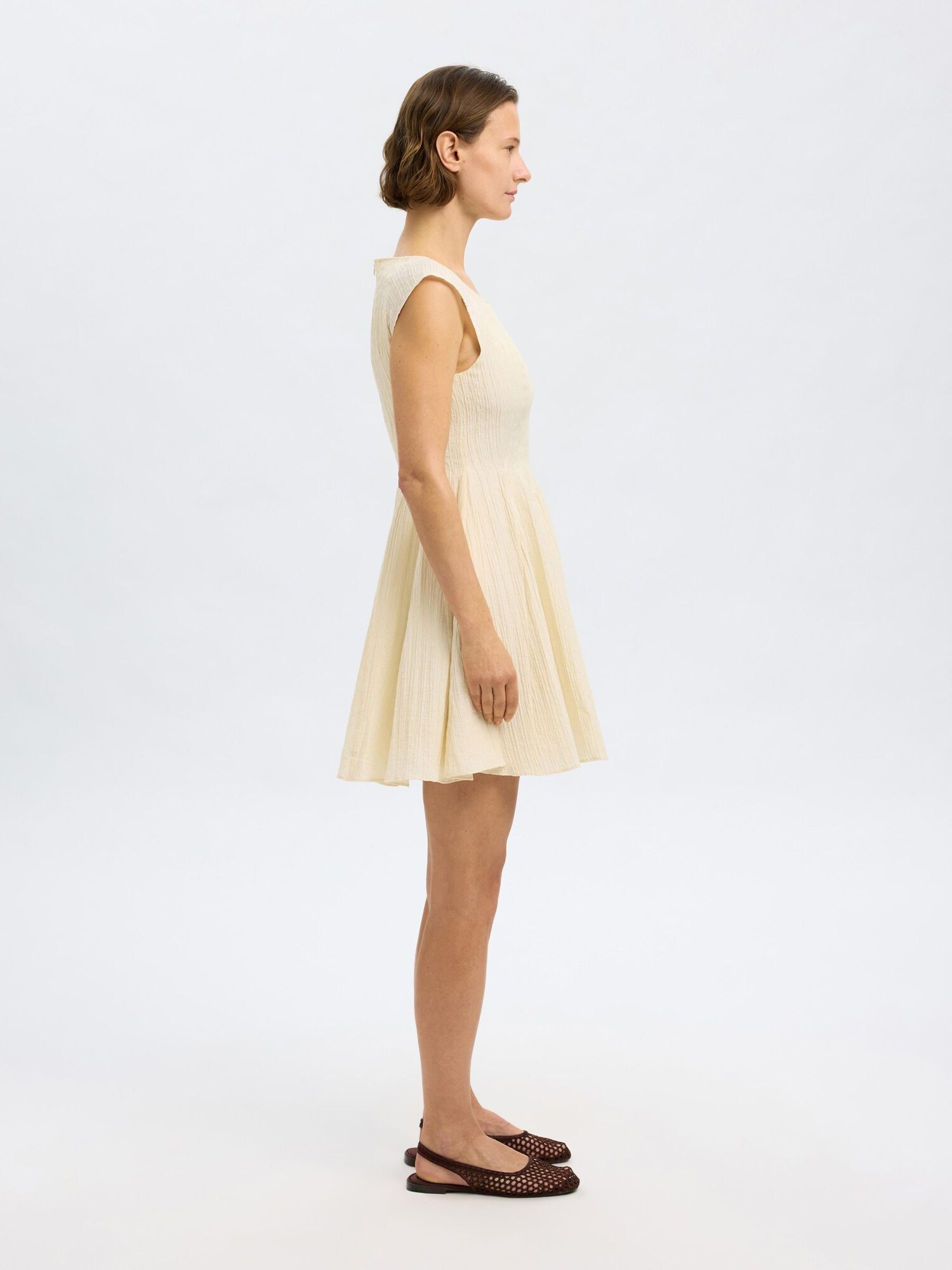SELECTED Vestido 'SLFMADDIE'  beige