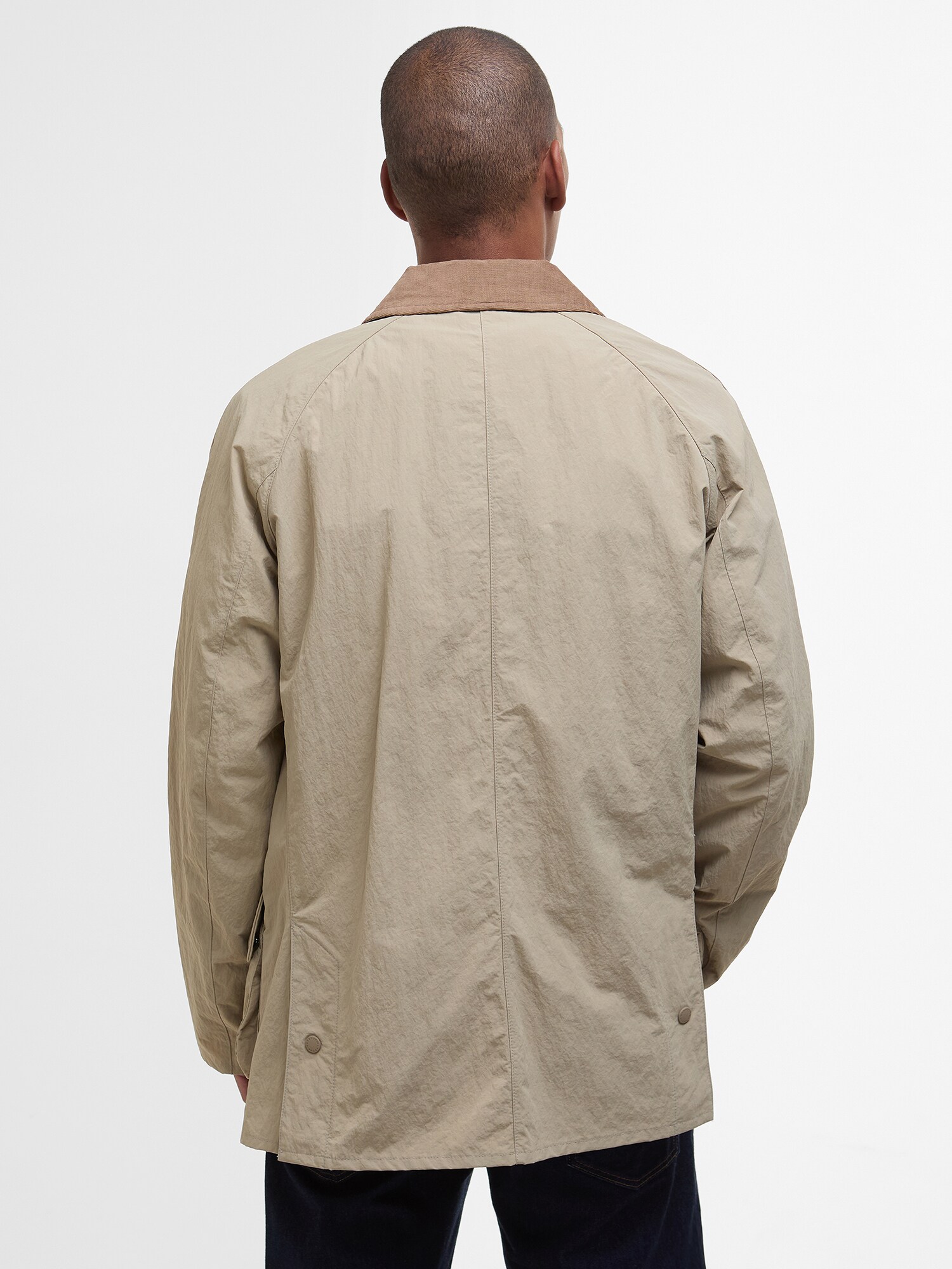 Barbour Prechodná bunda 'Ashby' tmavošedá / farby bahna (obrázok 3)