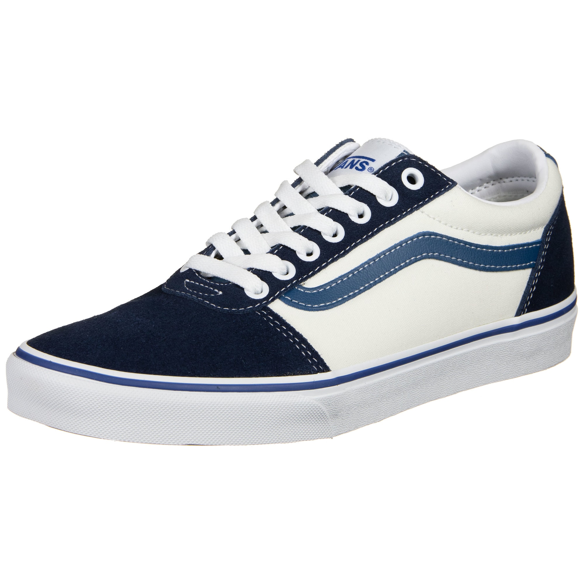 Vans MN Ward Heren Sneakers Retro Sport Navy White Moroccan Blue