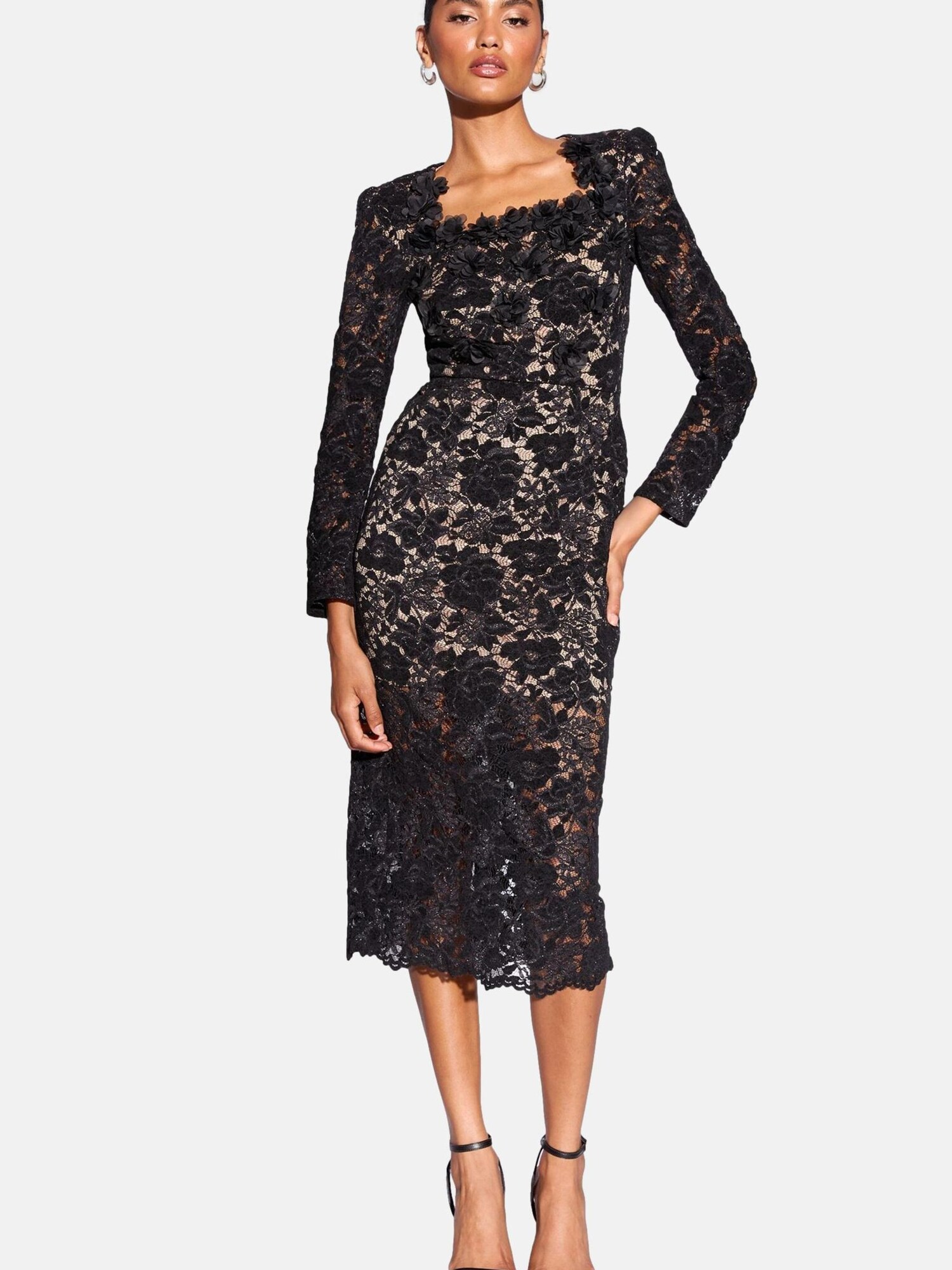 Lipsy Rochie  negru