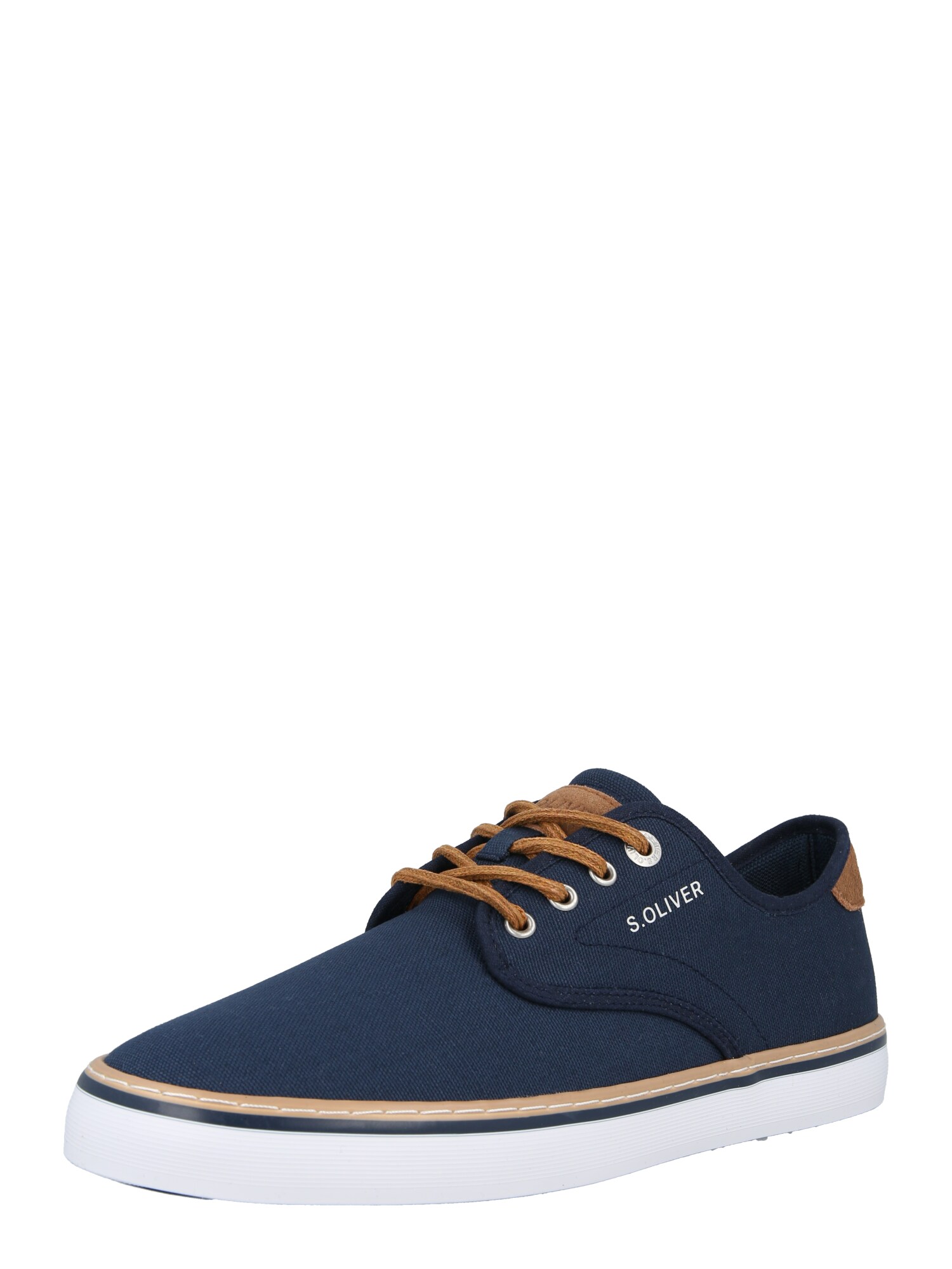 s.Oliver Sneaker low  albastru marin / maro