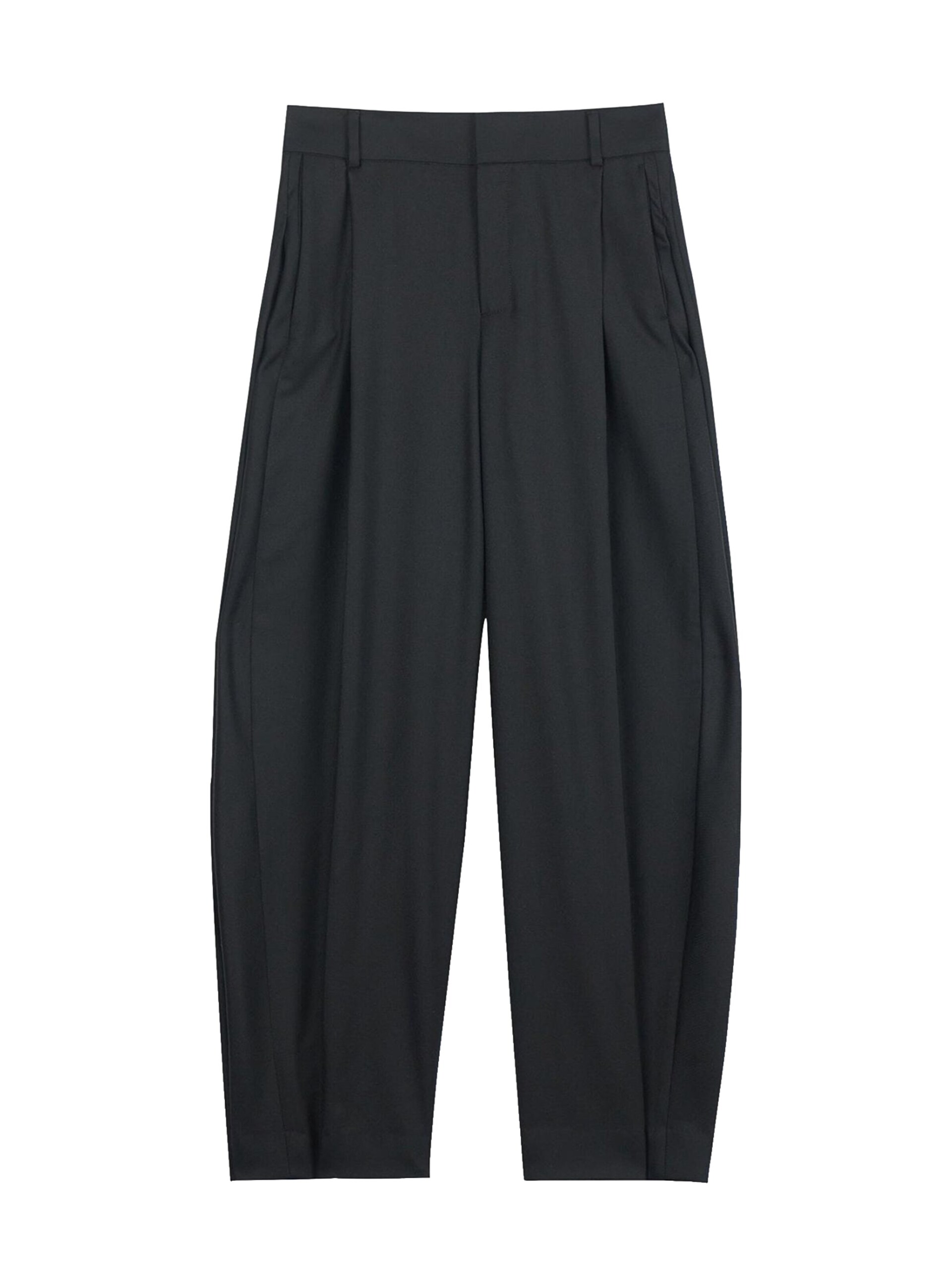 GOBI Cashmere Pressveckad byxa 'Barrel-Leg Cashmere Pants' dam