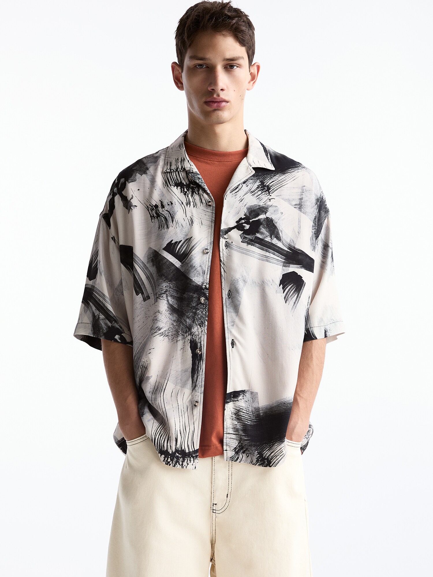 Pull&Bear Ing  szürke / világosszürke / fekete termék 2. képe