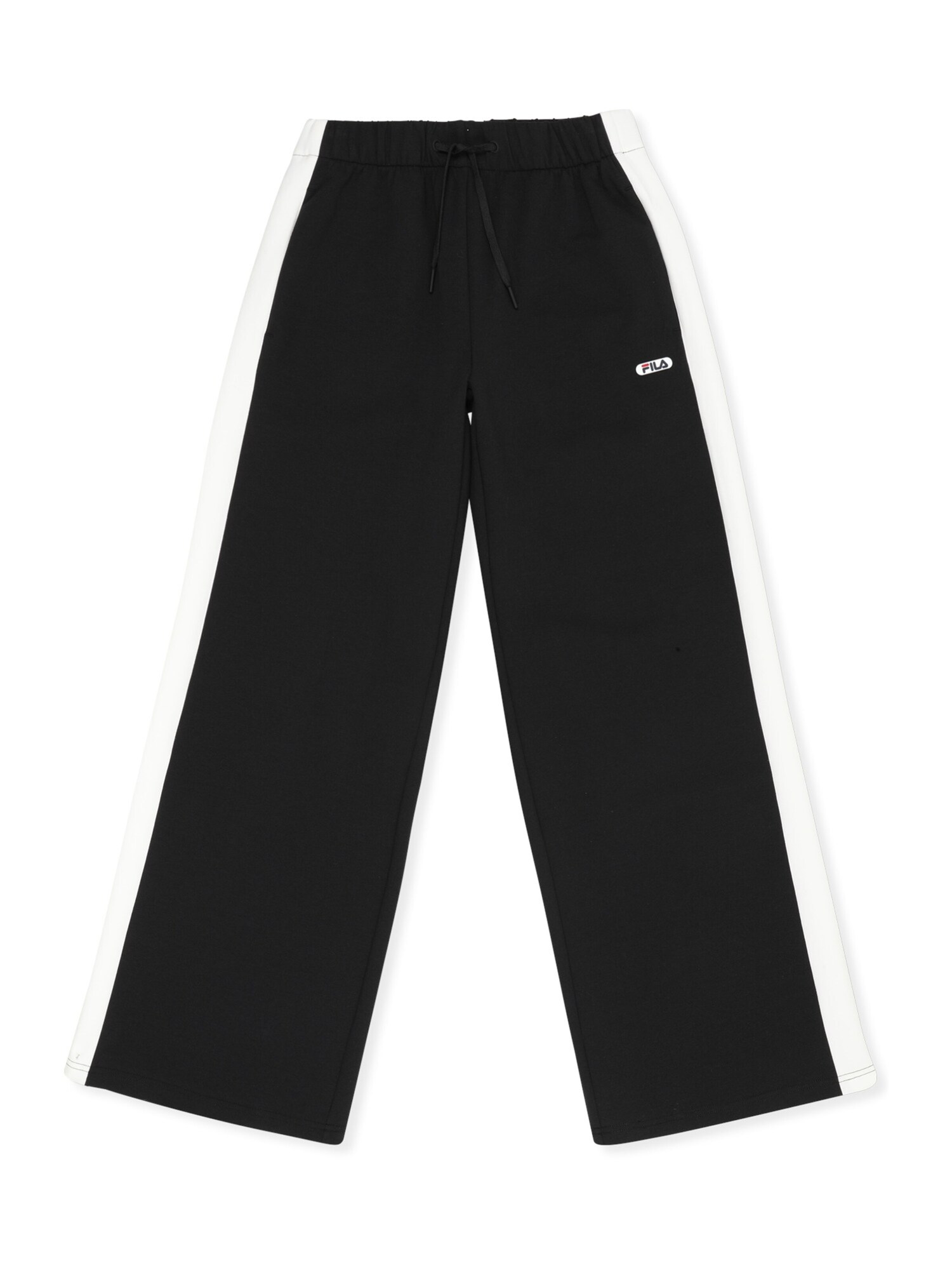 FILA Pantalón 'LECORE wide contrast panel scuba track pants'  negro – imagen 4