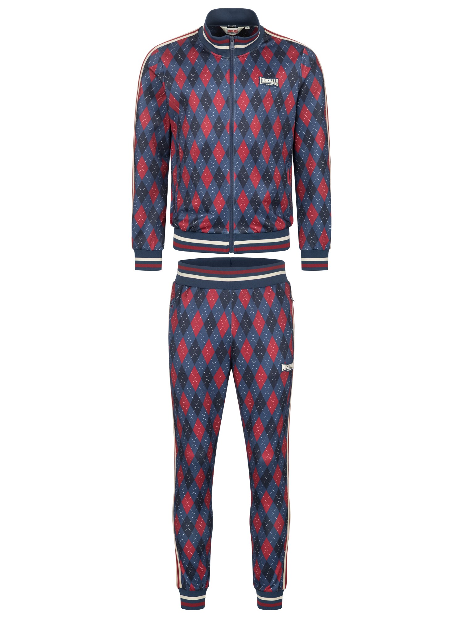 LONSDALE Jogging ruhák 'Redford'  tengerészkék / piros / fehér akciós termékkép 1