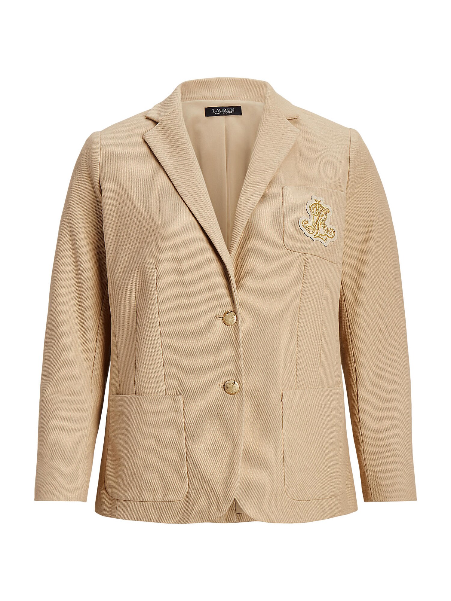 Lauren Ralph Lauren Plus Sacou ANFISA  bej / bej închis / galben auriu