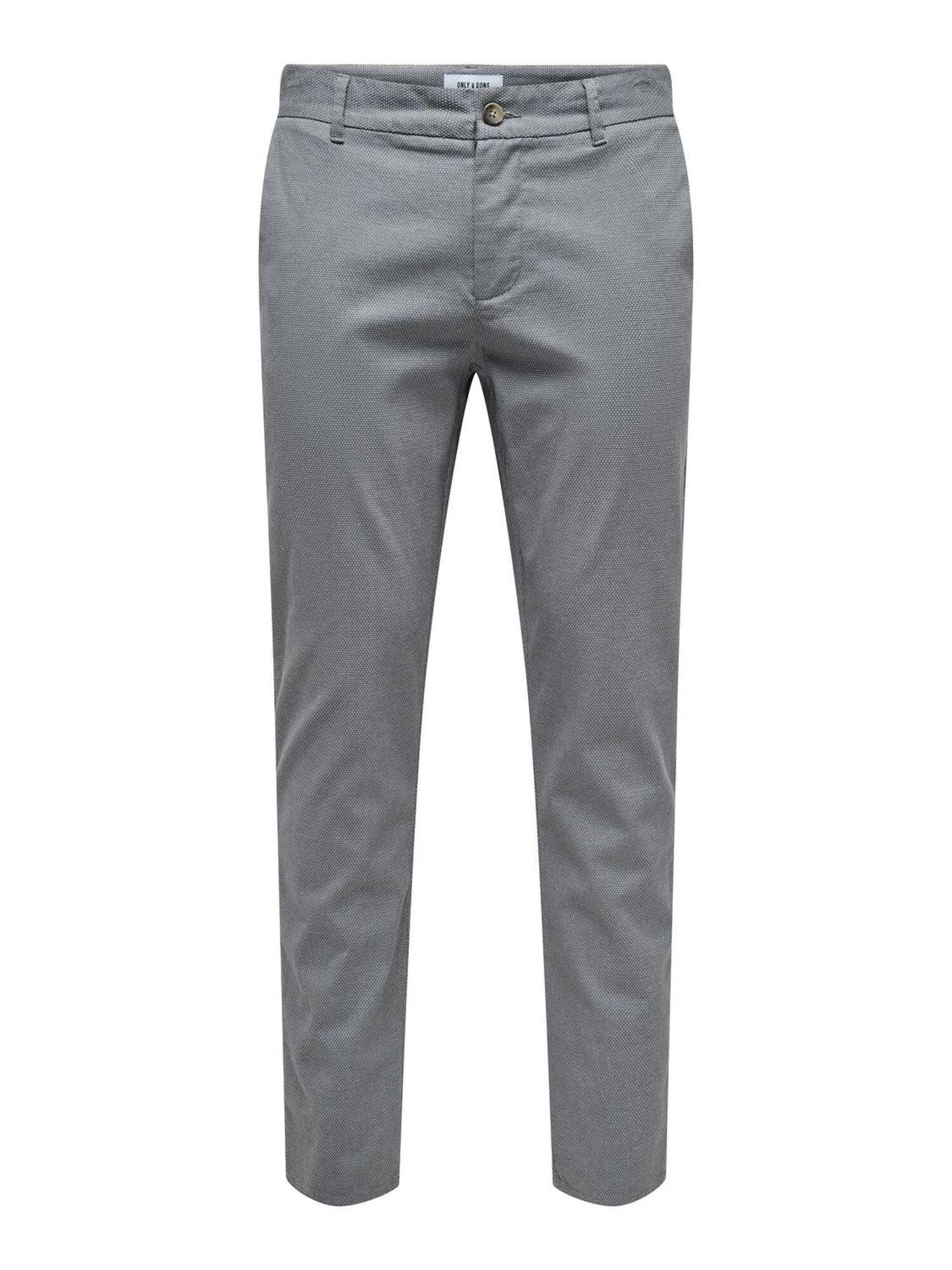 Only & Sons Chino nohavice 'ONSMark Pete'  sivá