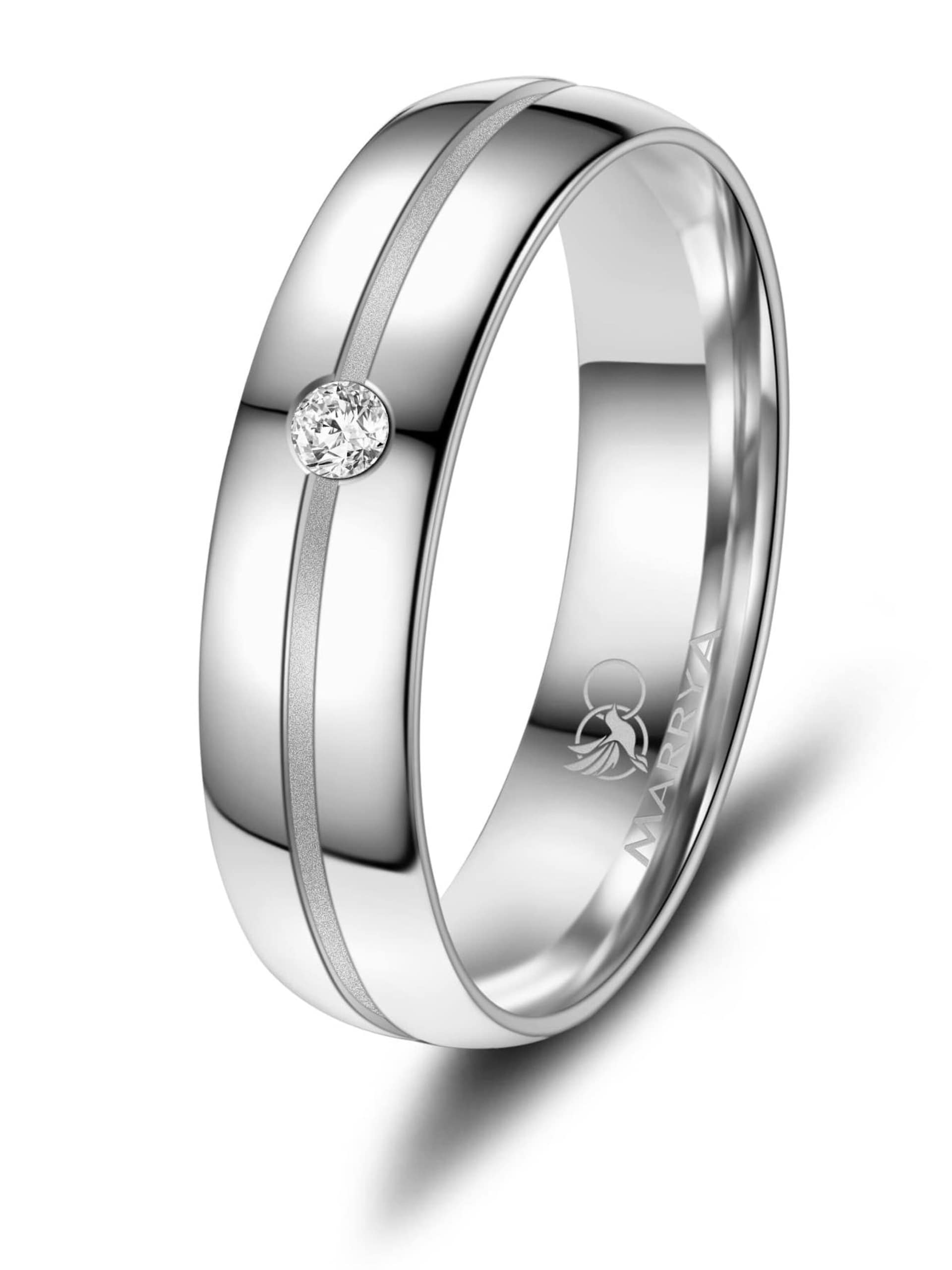 MARRYA Ring 'MARRYA SI-16 Ehering aus Silber' dam