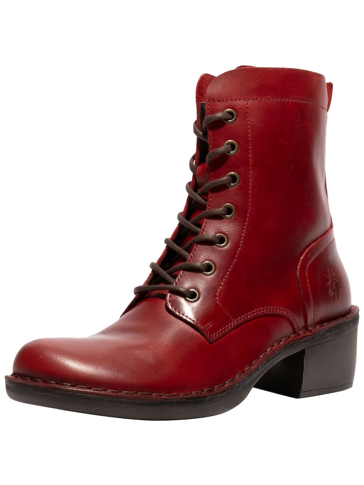 FLY LONDON Stiefelette Damen Größe 39 rot Winterschuhe