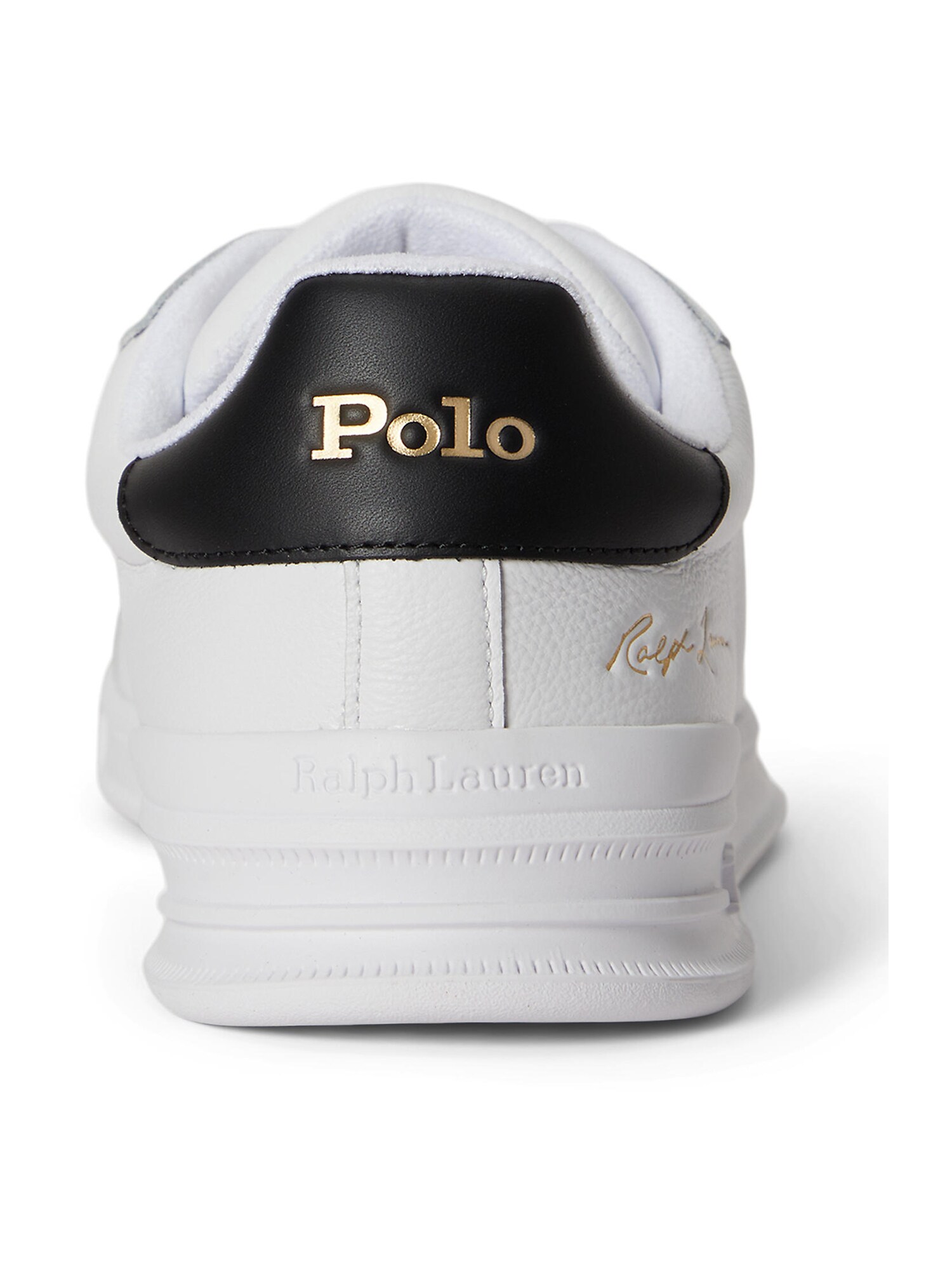 Polo Ralph Lauren Zapatillas deportivas bajas 'HRT CRT SIG'  negro / blanco – imagen 4