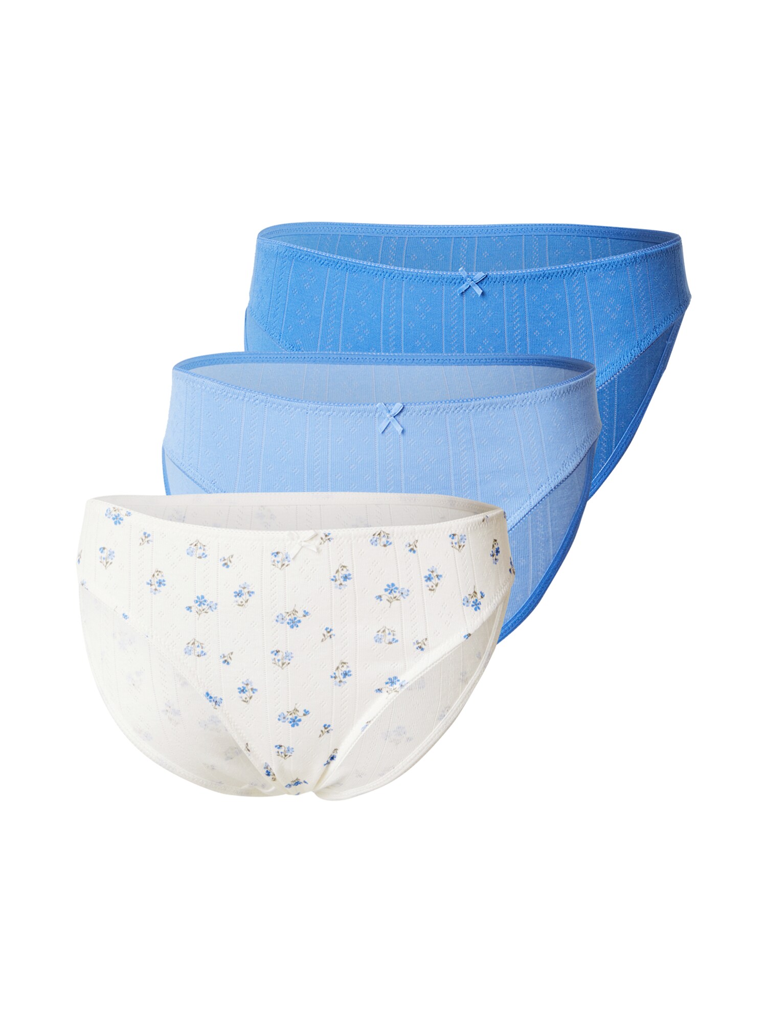 ETAM Slip Jolly  albastru deschis / kaki / alb