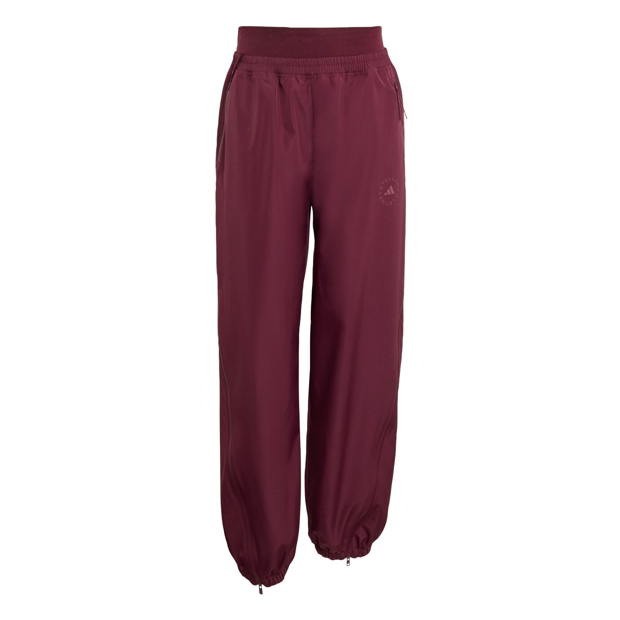 ADIDAS BY STELLA MCCARTNEY Pantaloni sport roșu burgundy