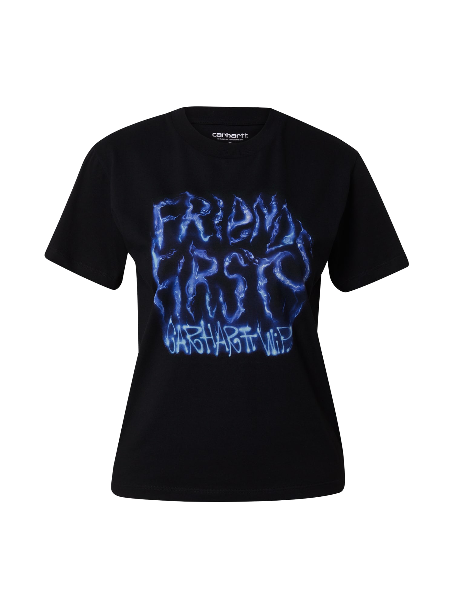 Carhartt WIP Majica 'Babybrush'  ljubičasto plava / crna