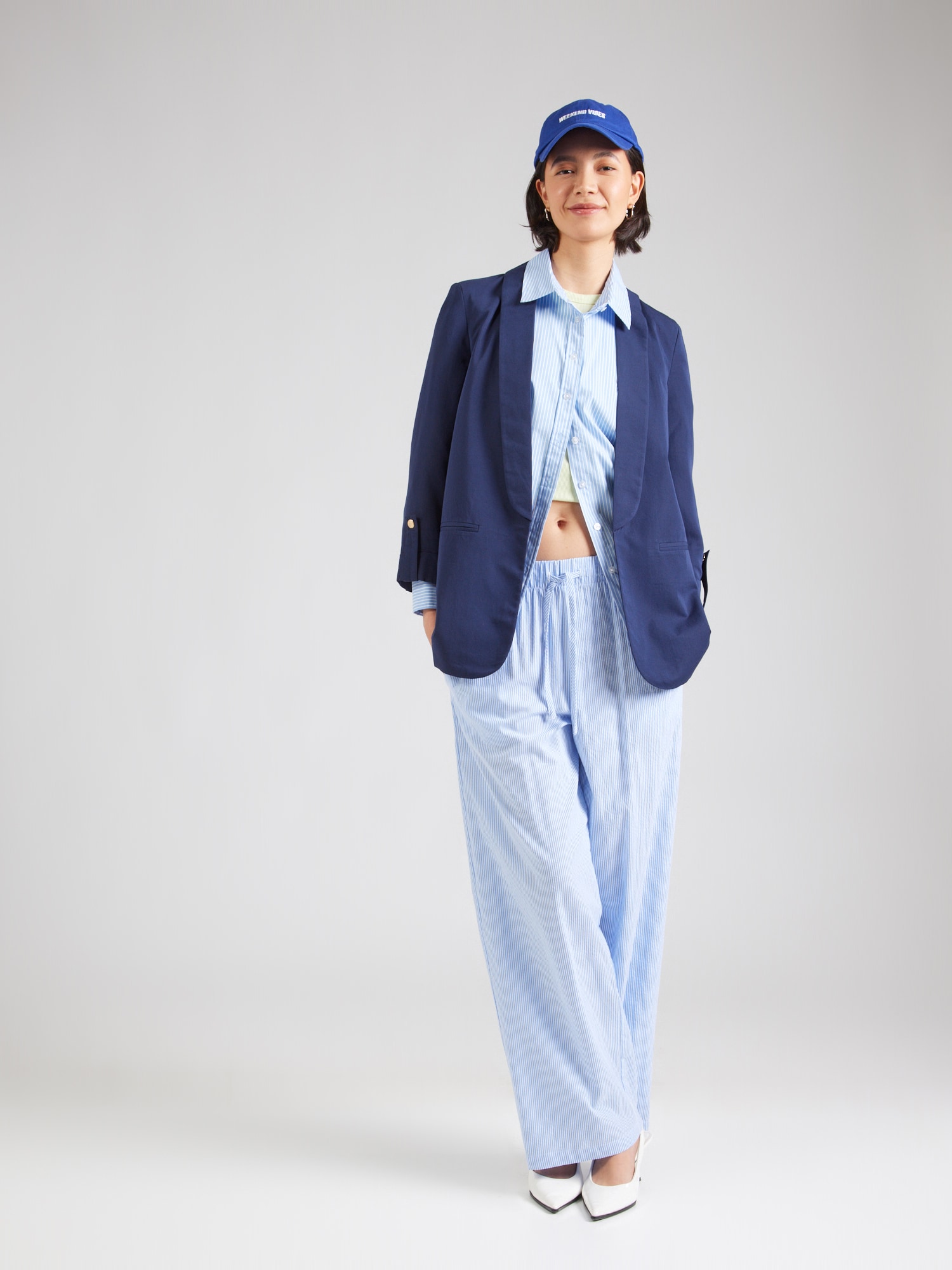 VERO MODA Blézer 'VMSUMMER'  tengerészkék termék 2. képe