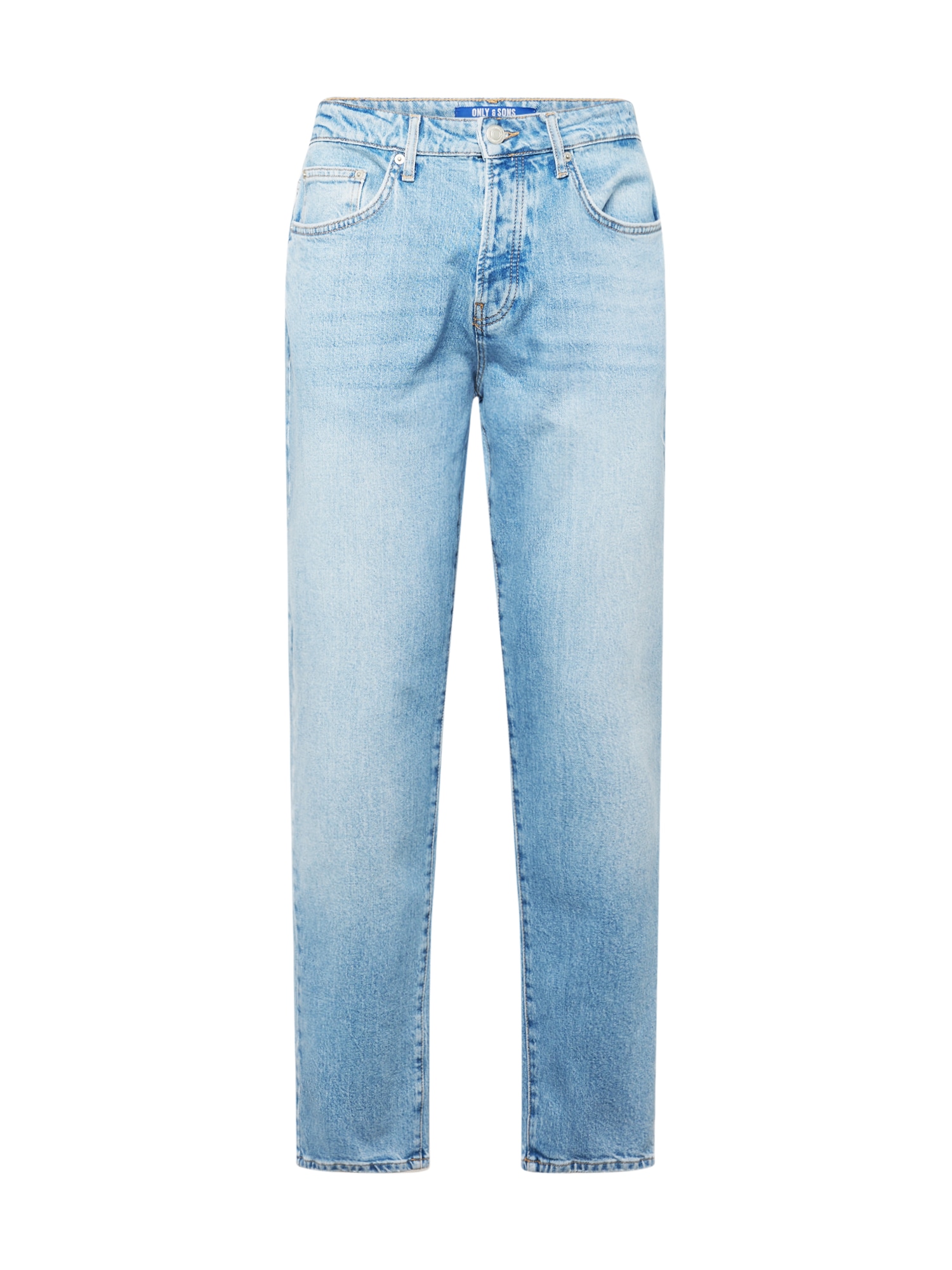 Only & Sons Jeans 'Yoke Lb 9684'  albastru denim / alb