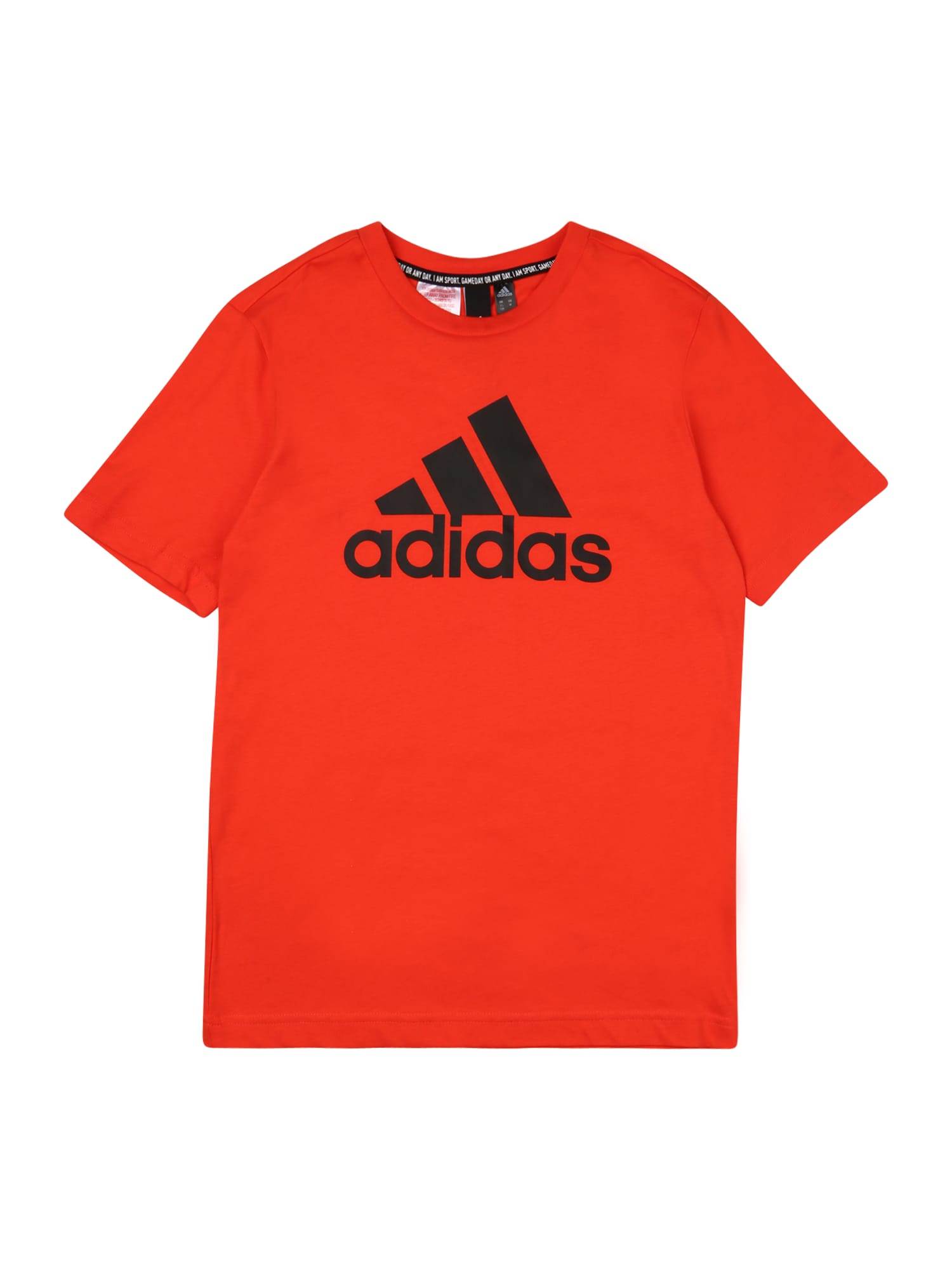 ADIDAS PERFORMANCE Sportiniai marškinėliai 'BOS'  ryškiai raudona / juoda
