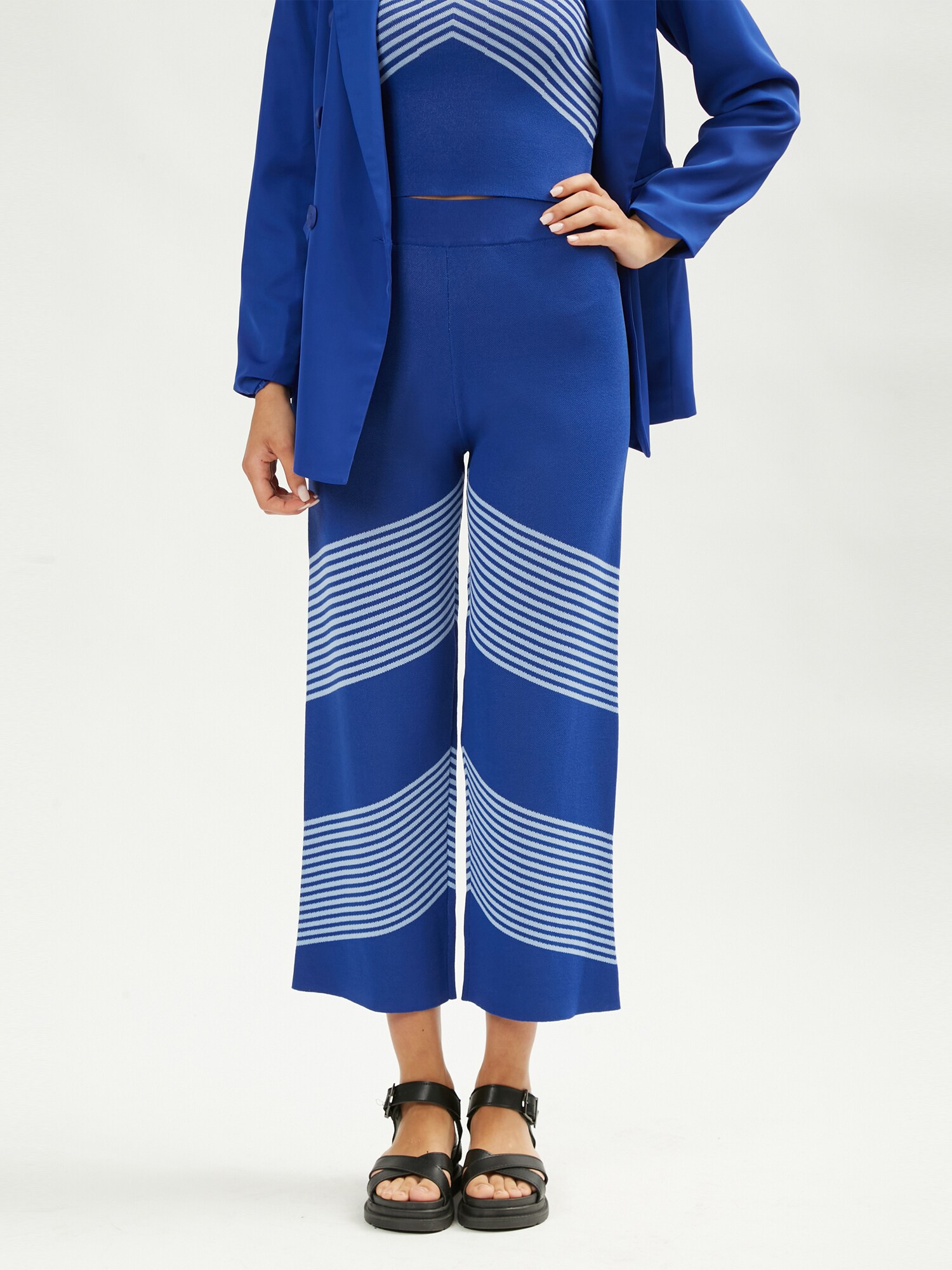 Thumbnail - Hose 'Striped knit pants'