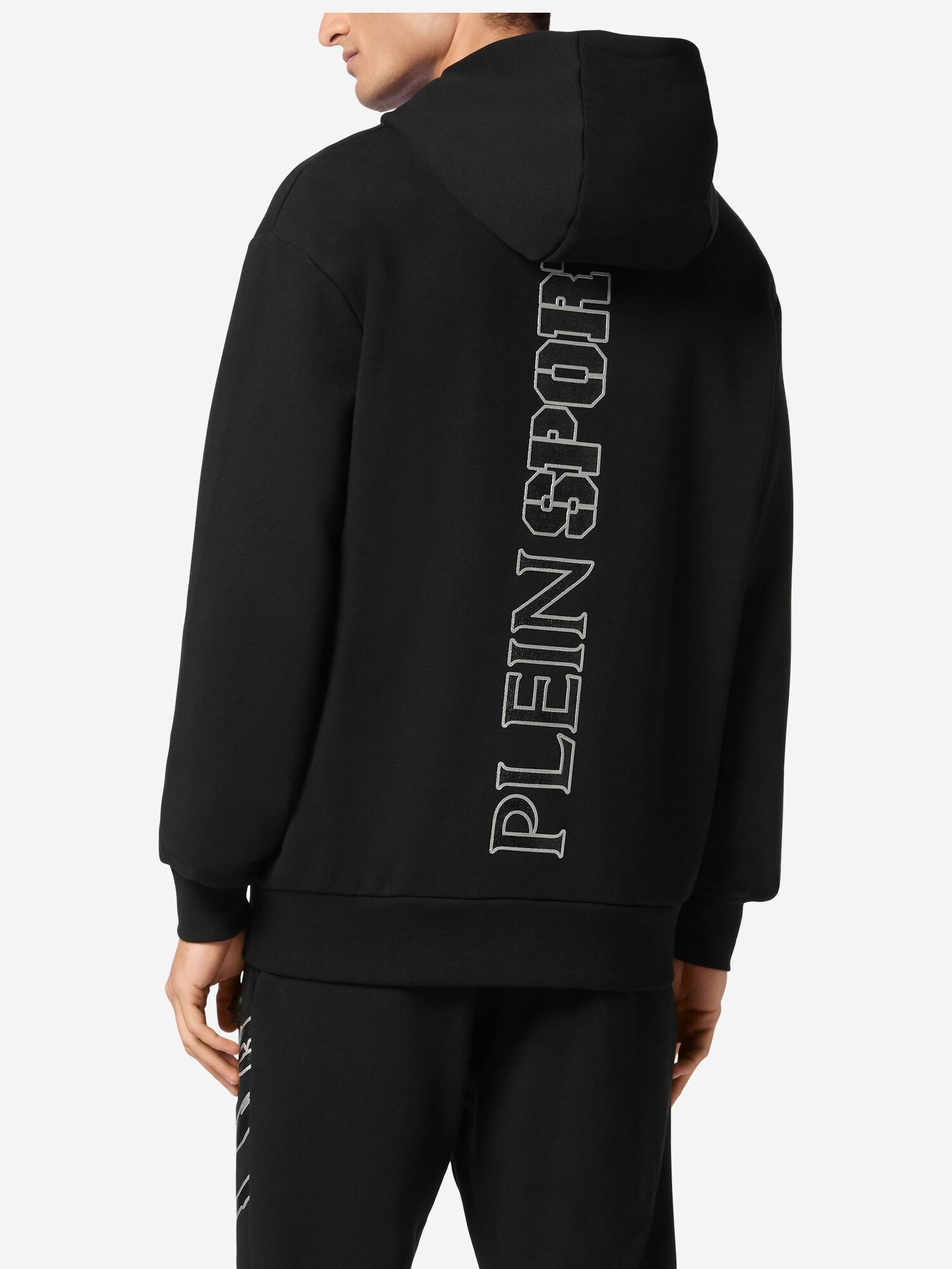 Plein Sport Sudadera 'Scratch'  negro / plata – imagen 4