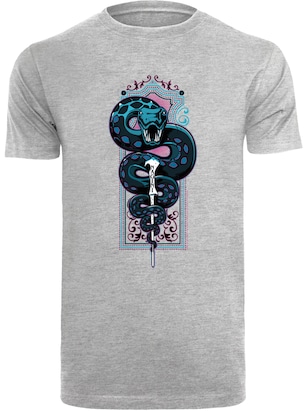 F4NT4STIC Shirt ‘Harry Potter Neon Nagini’ Grijs / Gemengde kleuren