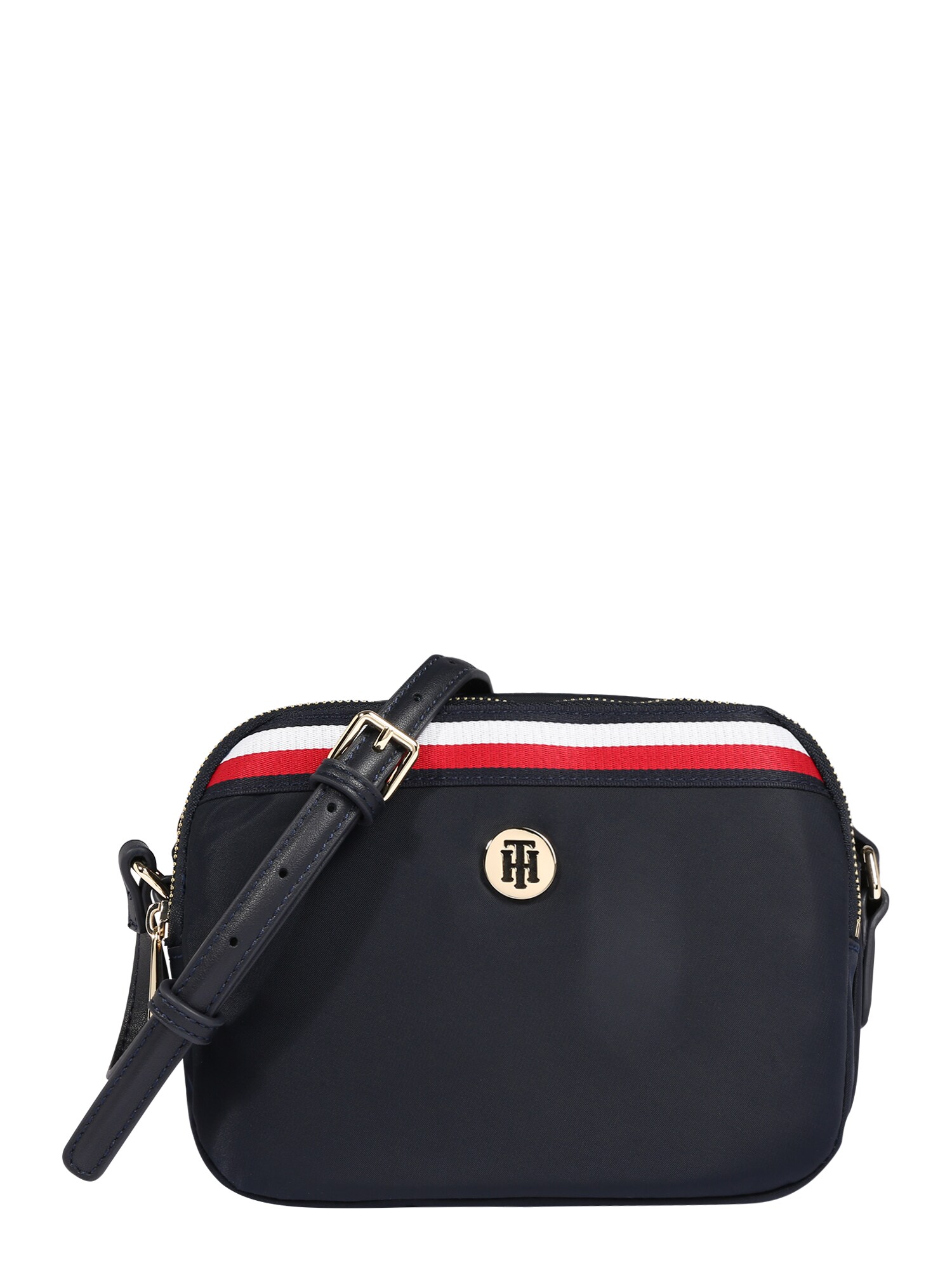 TOMMY HILFIGER Rankinė su ilgu dirželiu 'POPPY'  tamsiai mėlyna / balta / raudona
