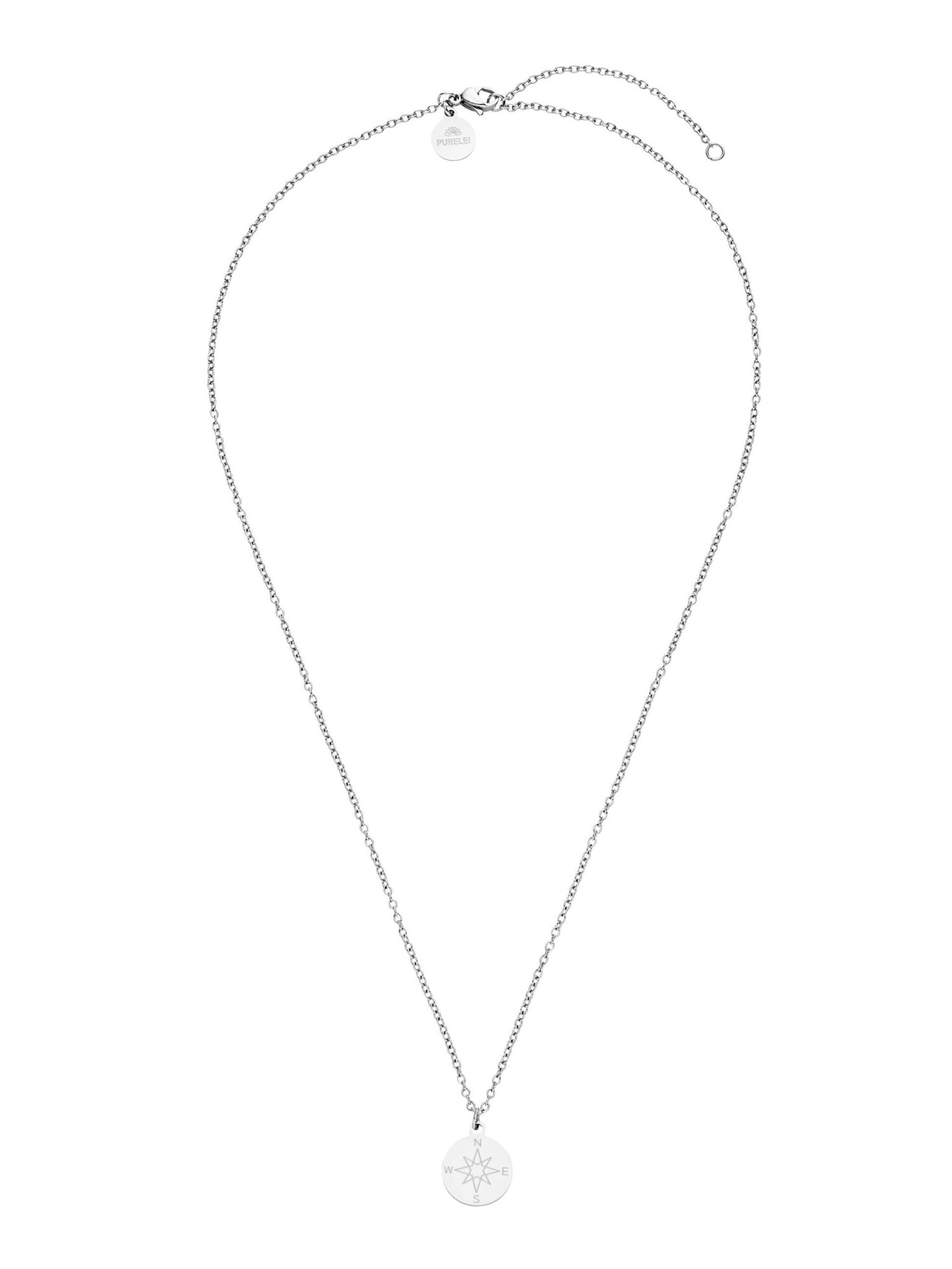 PURELEI Cadena 'Compass' plata