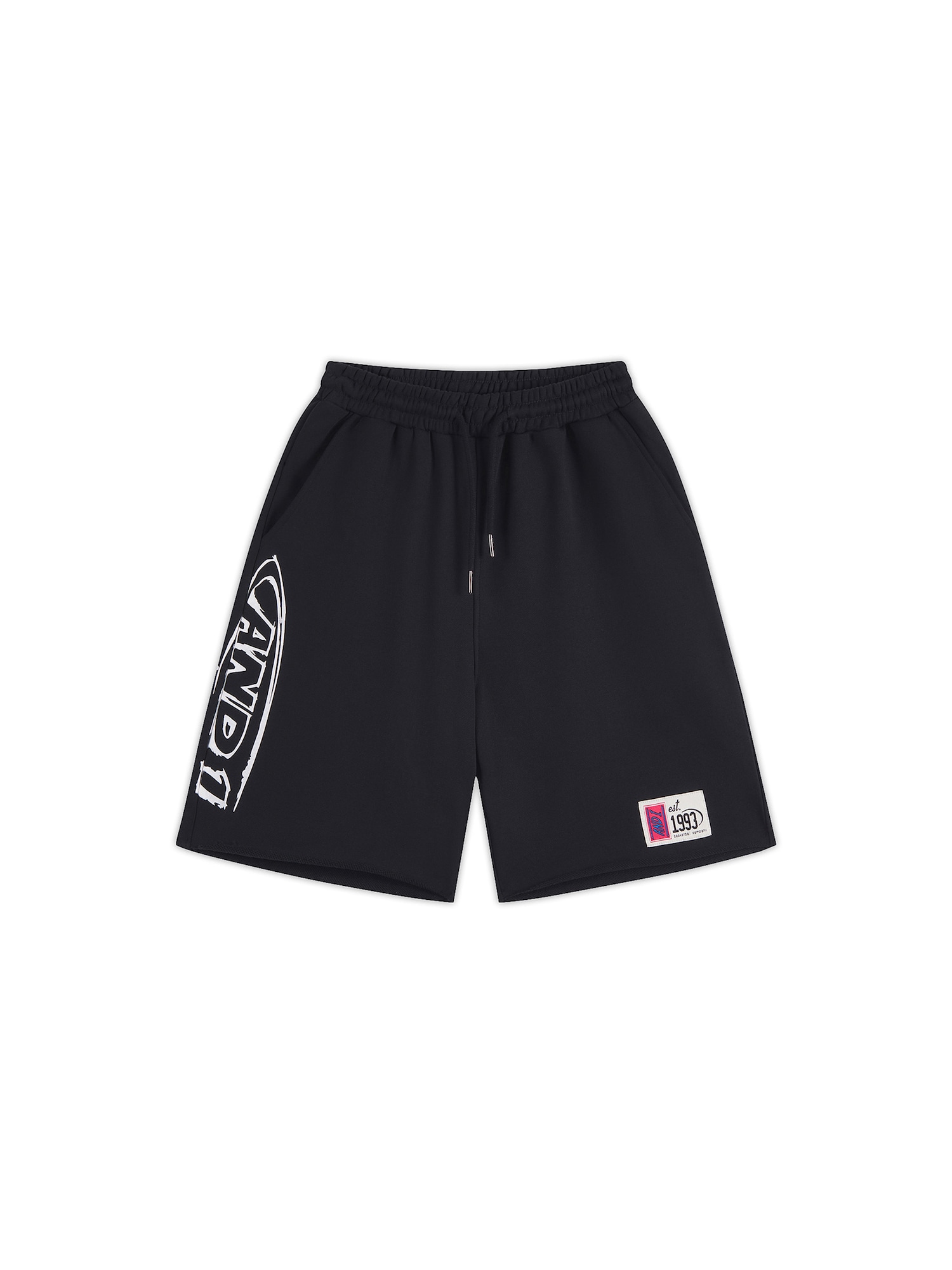 AND1 Pantaloni  negru / alb