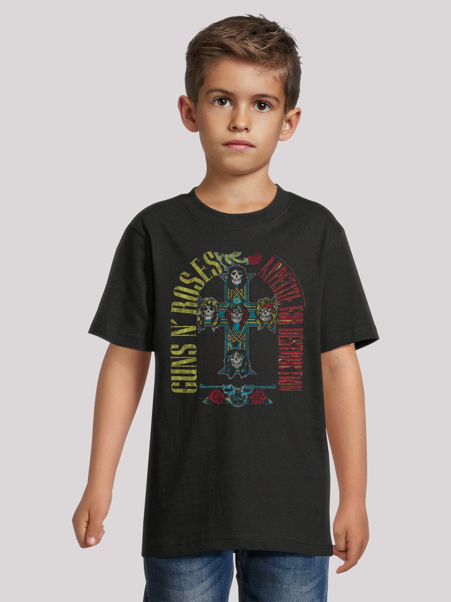 Thumbnail - T-Shirt 'Guns N' Roses Skull Rock Band Merch'