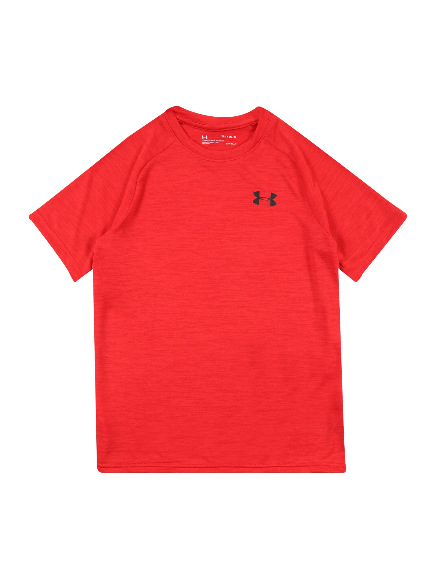 UNDER ARMOUR Sportiniai marškinėliai  raudona / juoda