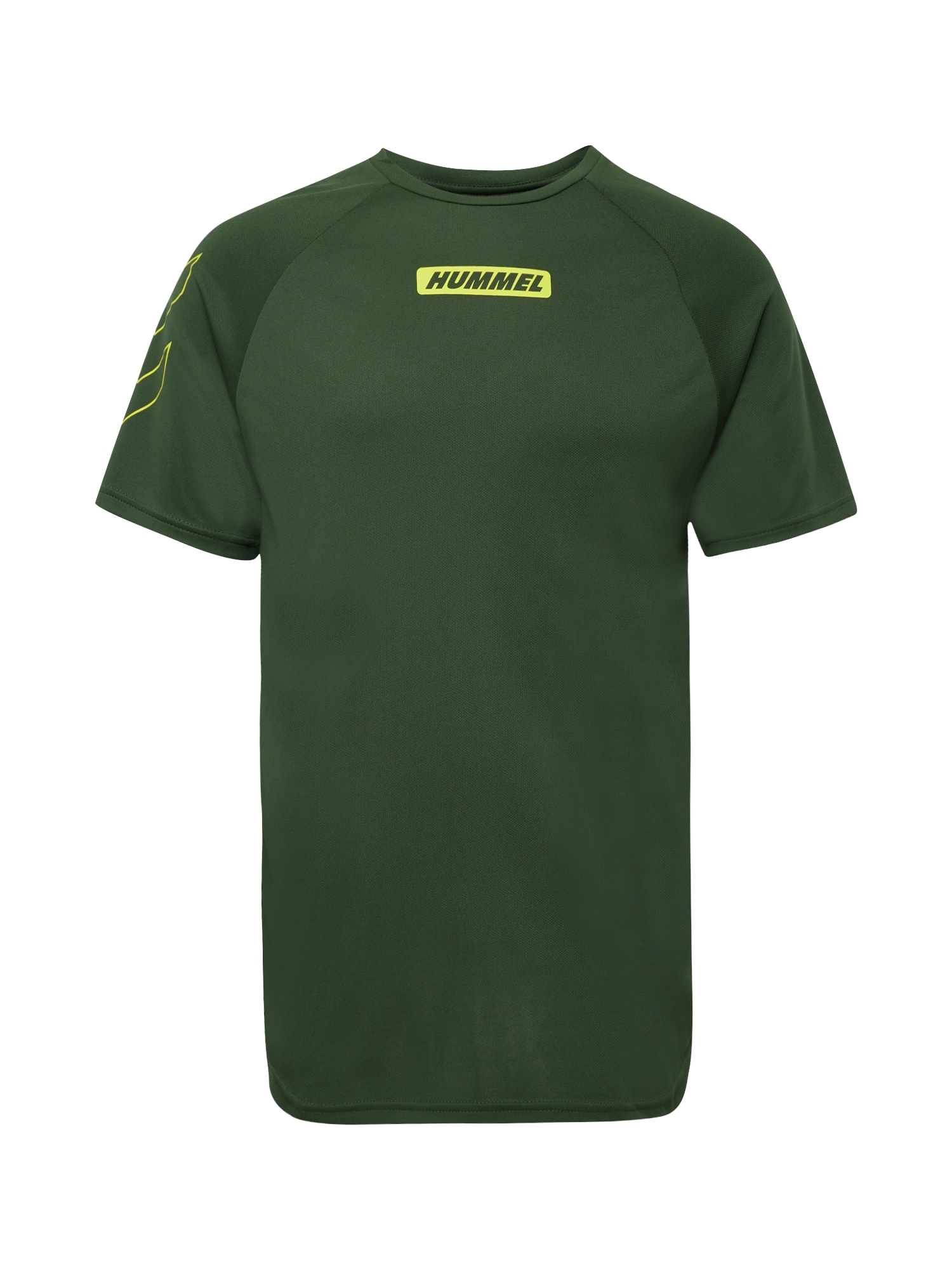 Hummel Функционална тениска 'TOPAZ'  лимоненожълто / елхово зелено