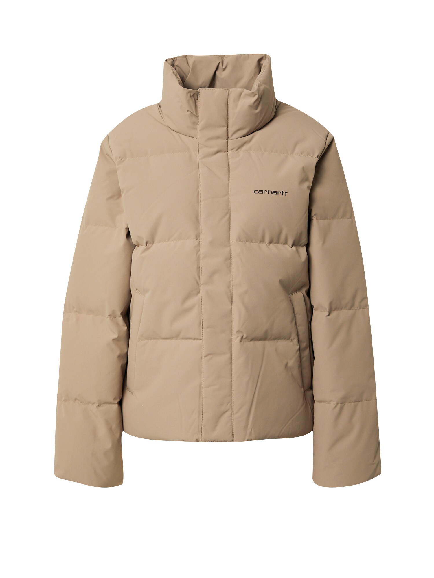 Carhartt WIP Demisezoninė striukė 'Yanie' tamsi smėlio / juoda