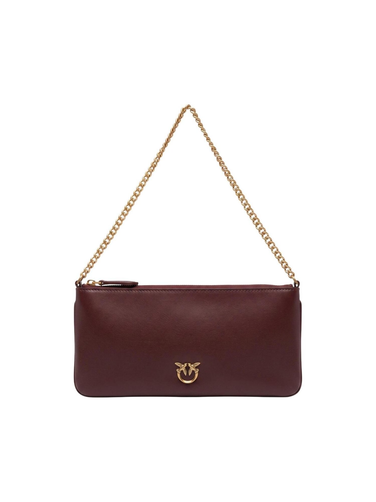 PINKO Cartera 'NEW HORIZONTAL FLAT VITELLO SE 107669 A0F1'  burdeos