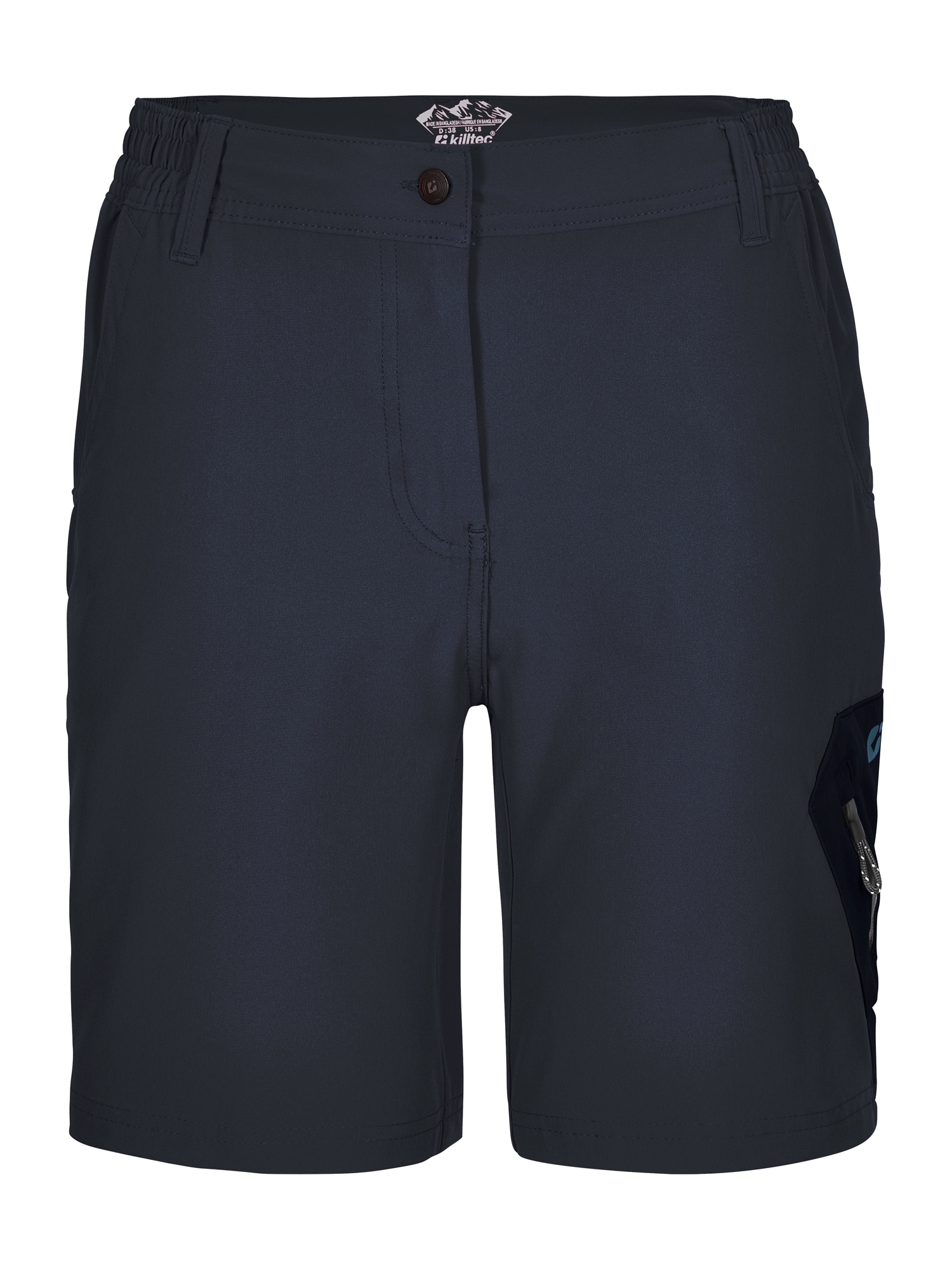 KILLTEC Outdoorové nohavice  modrá / námornícka modrá / čierna