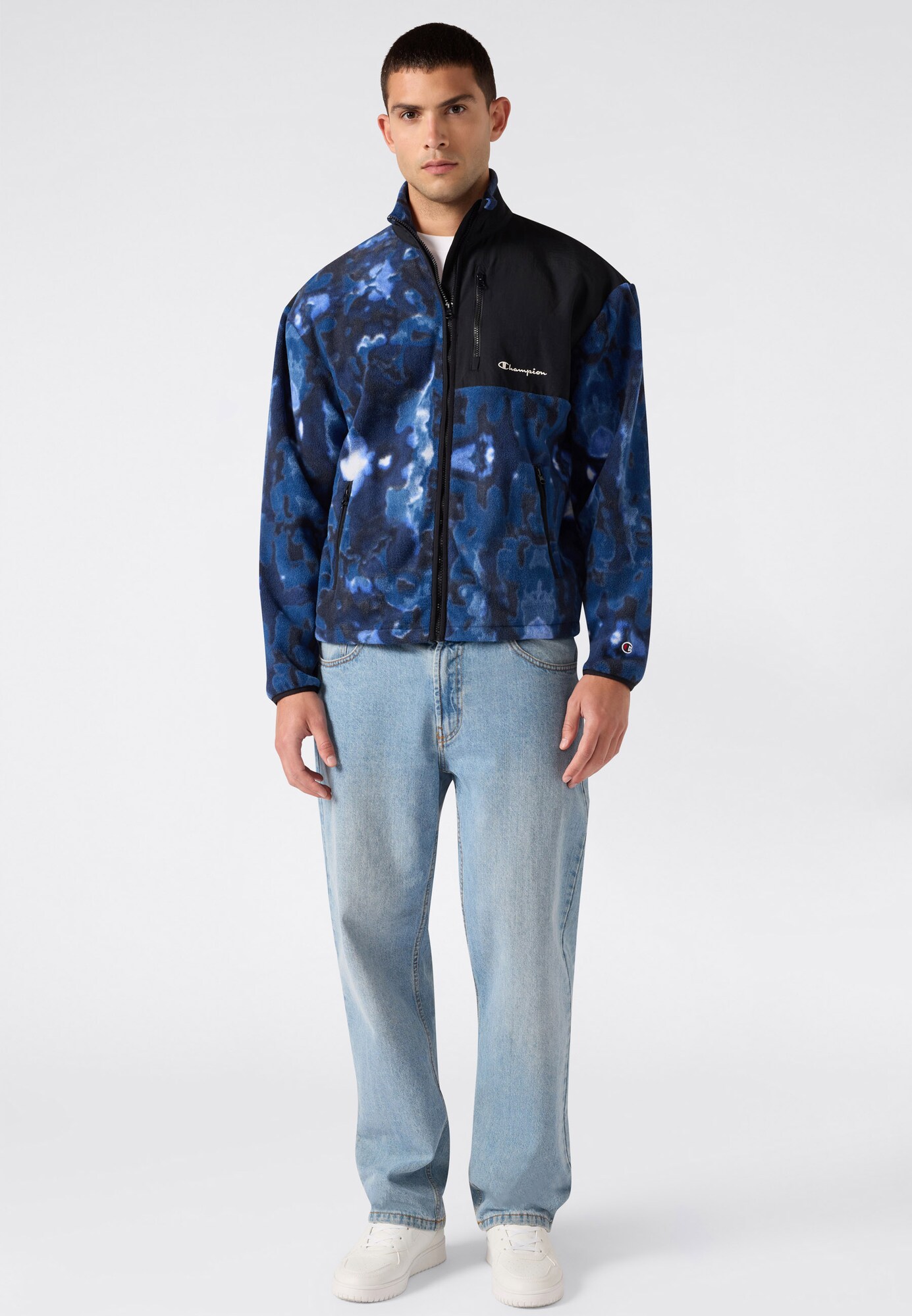 Champion Chaqueta polar  azul / negro – imagen 4