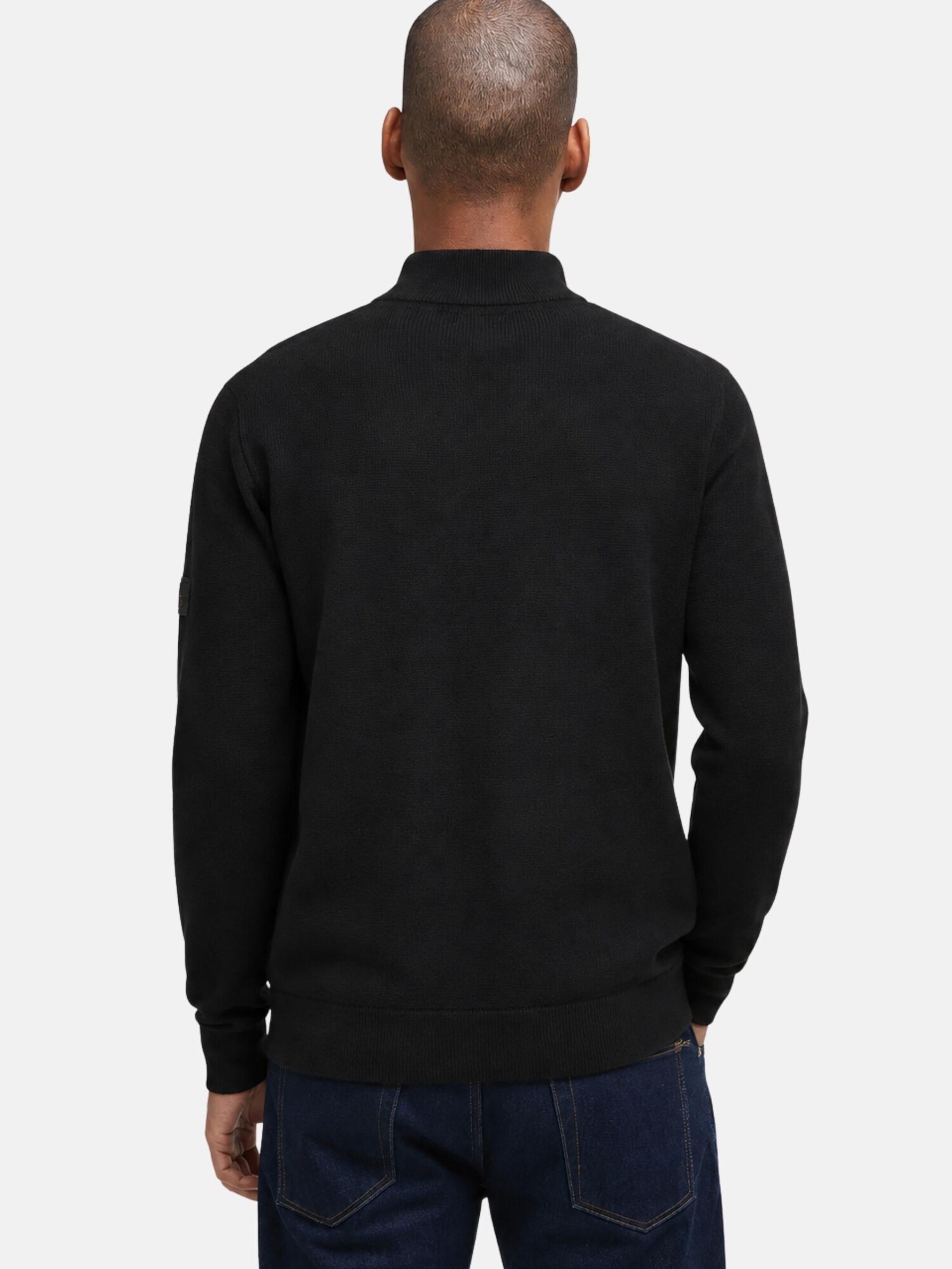Barbour International Jersey  negro – imagen 4