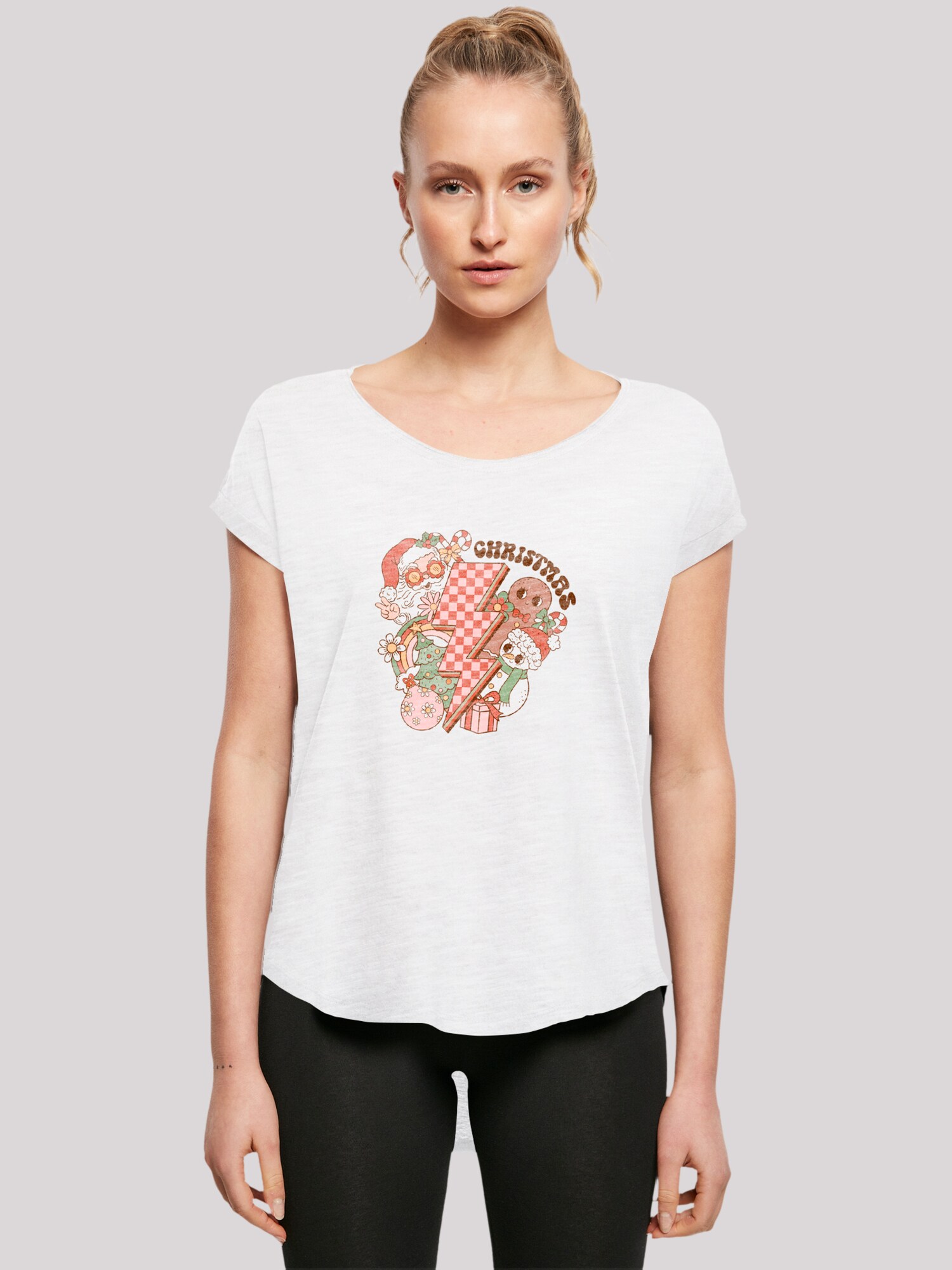 Thumbnail - F4NT4STIC Shirt Groovy Christmas Flash Cozy Vibes
